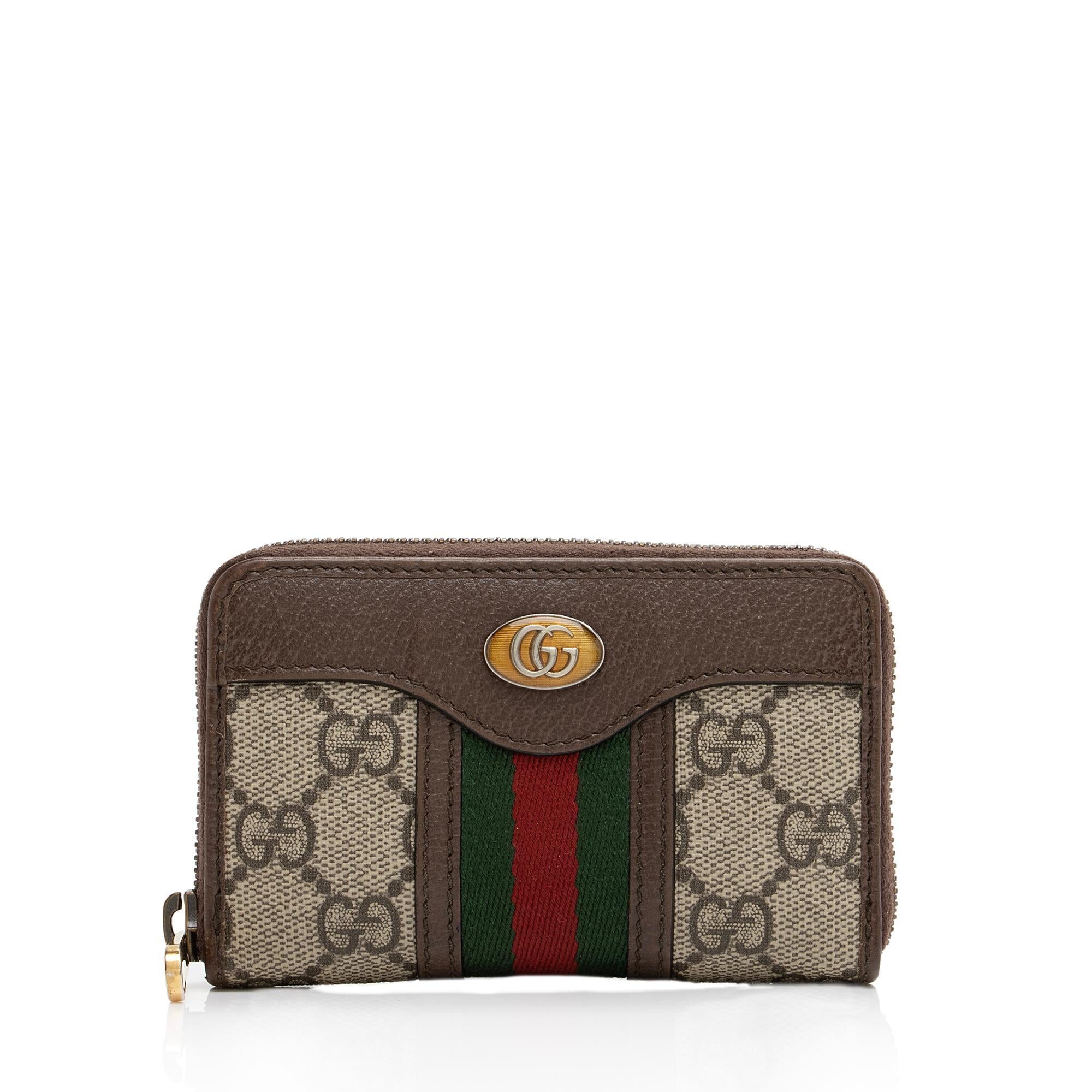 Gucci GG Supreme Ophidia Zip Around Card Case (SHF-zccB6e)