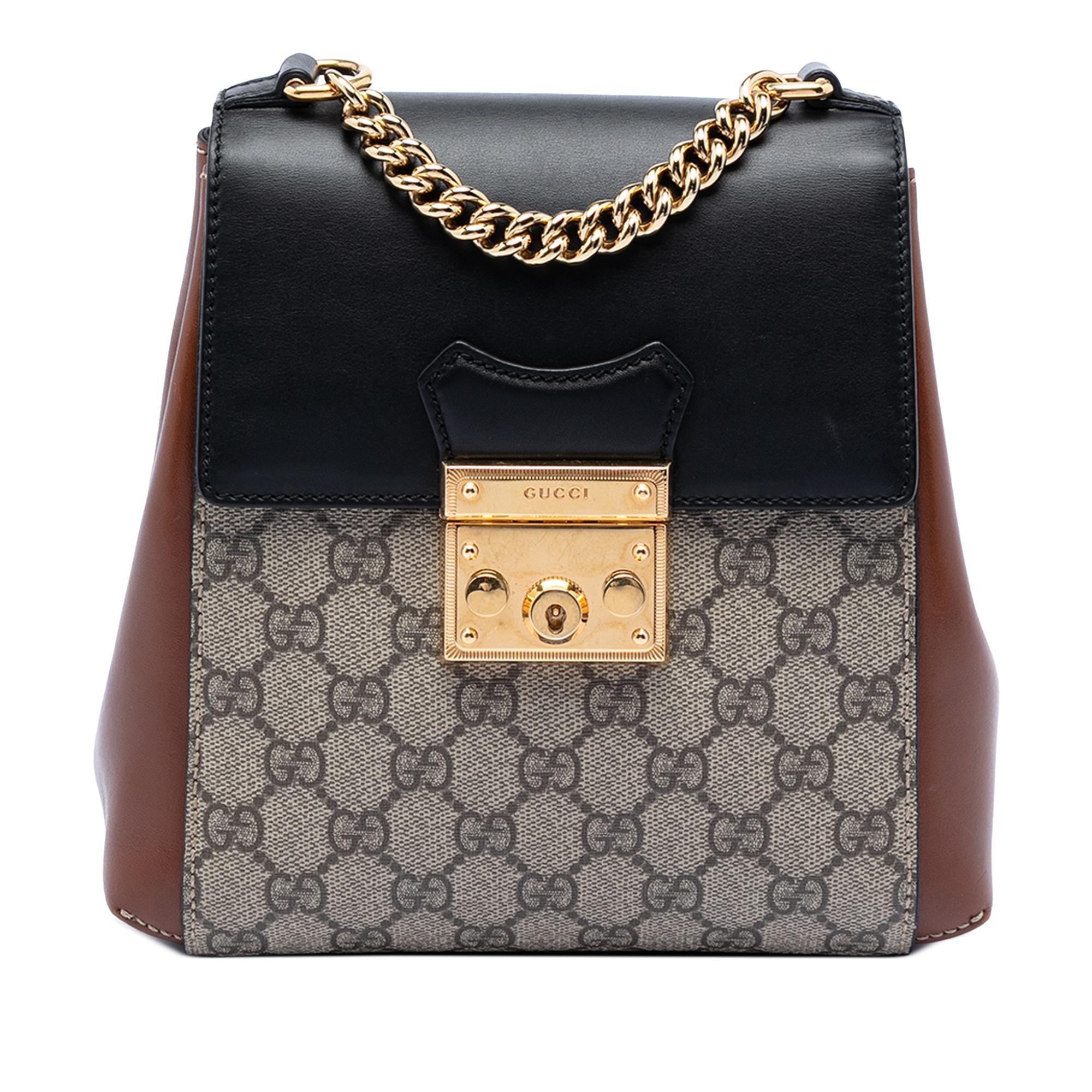 Gucci GG Supreme Padlock Backpack
