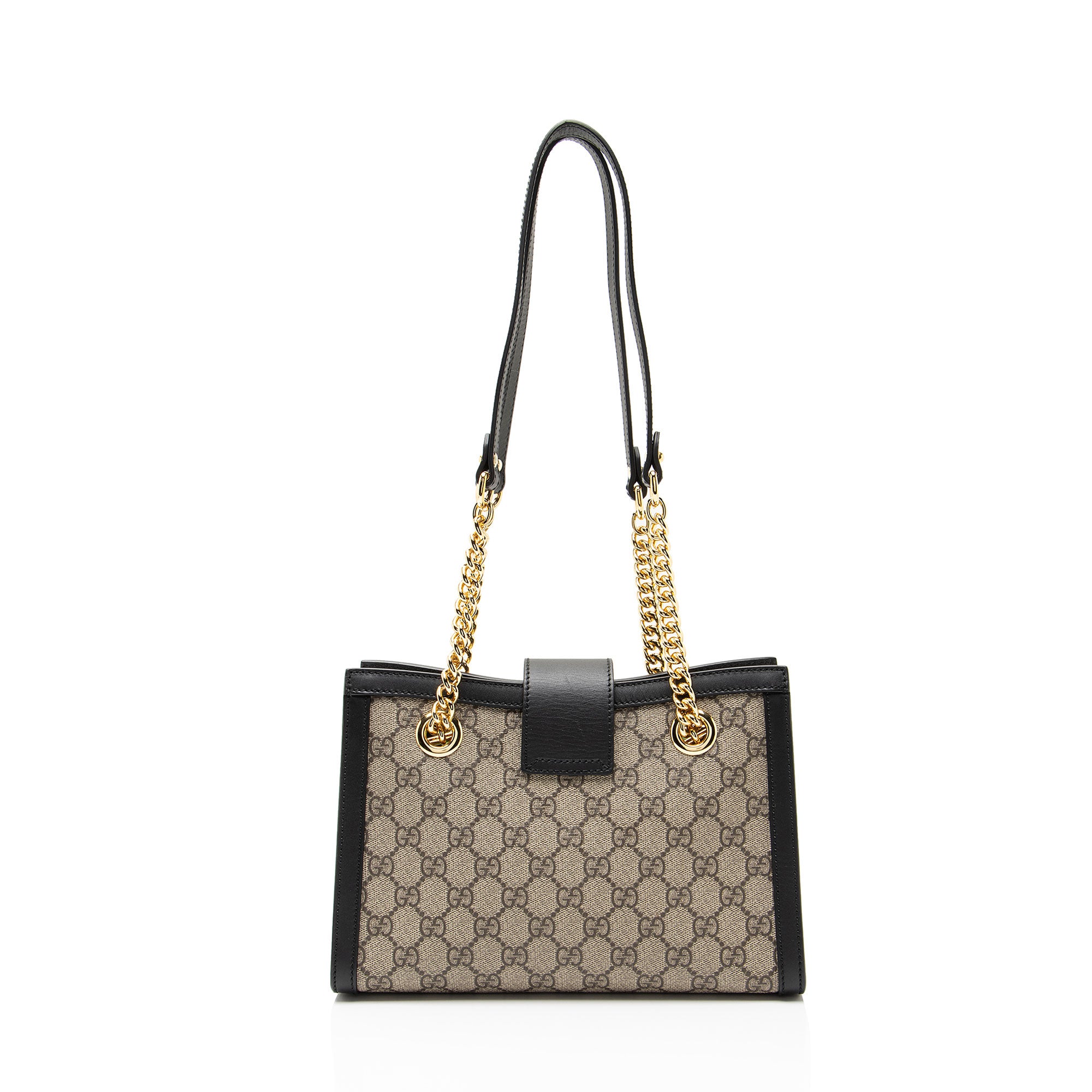 Gucci GG Supreme Padlock Chain Small Shoulder Bag