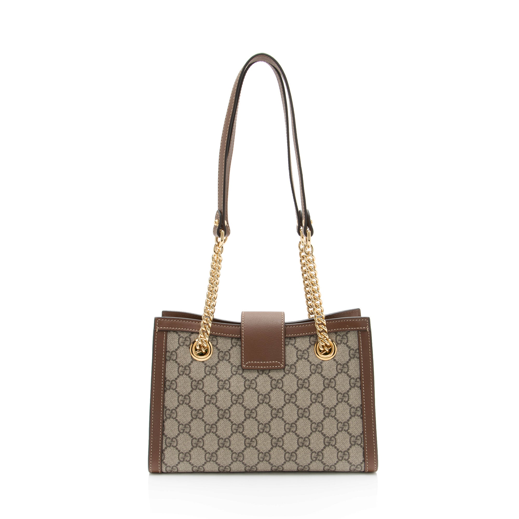 Gucci GG Supreme Padlock Chain Small Shoulder Bag