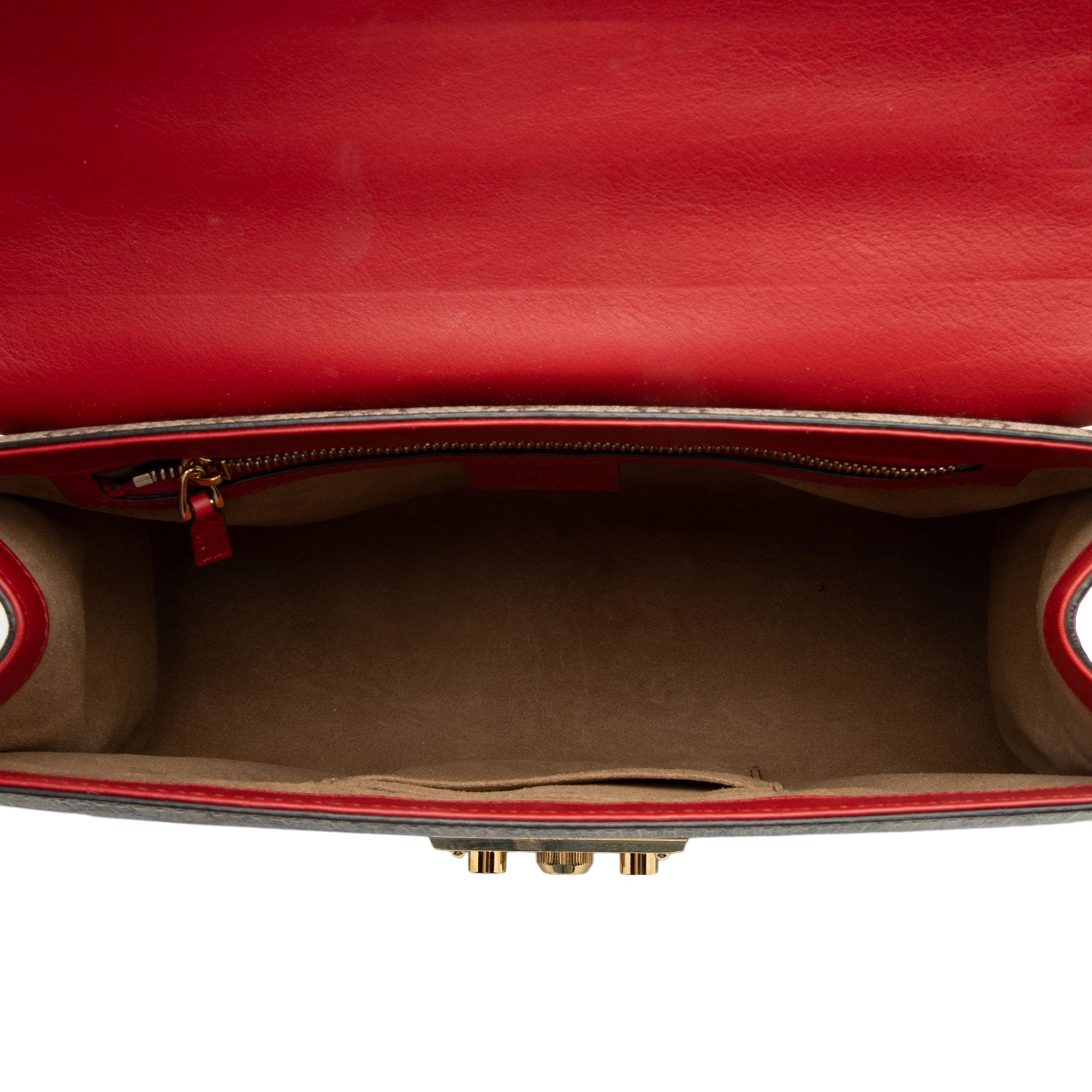 Gucci GG Supreme Padlock Medium Shoulder Bag