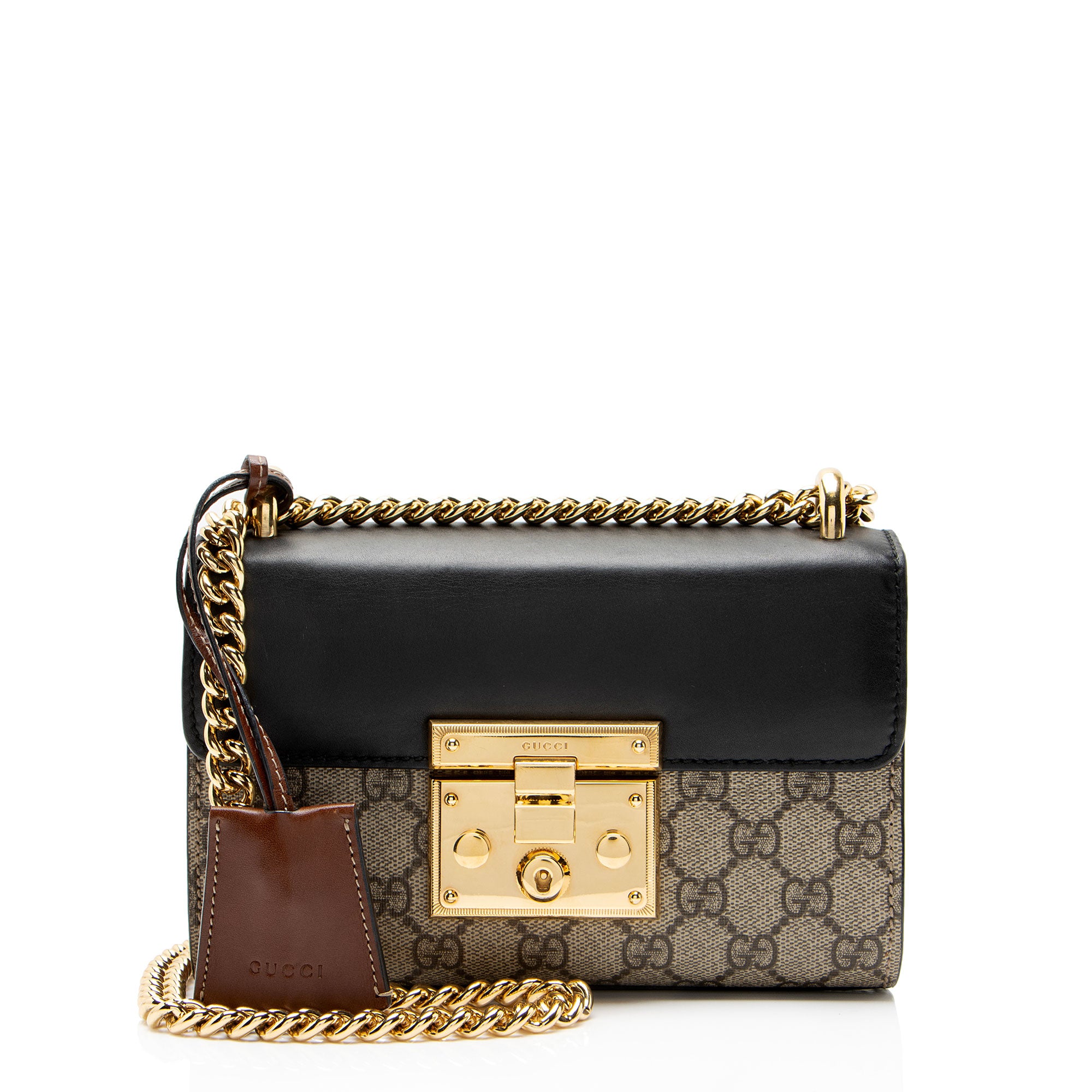 Gucci GG Supreme Padlock Small Shoulder Bag