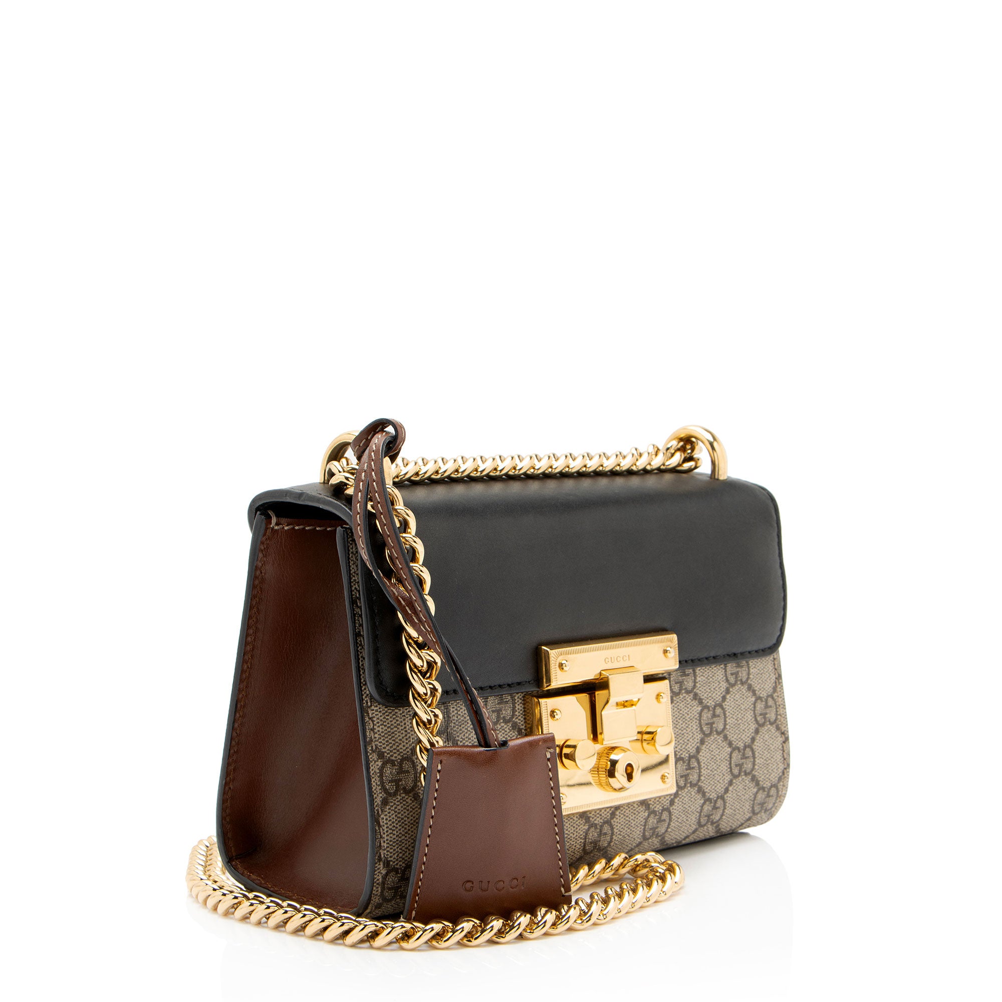 Gucci GG Supreme Padlock Small Shoulder Bag