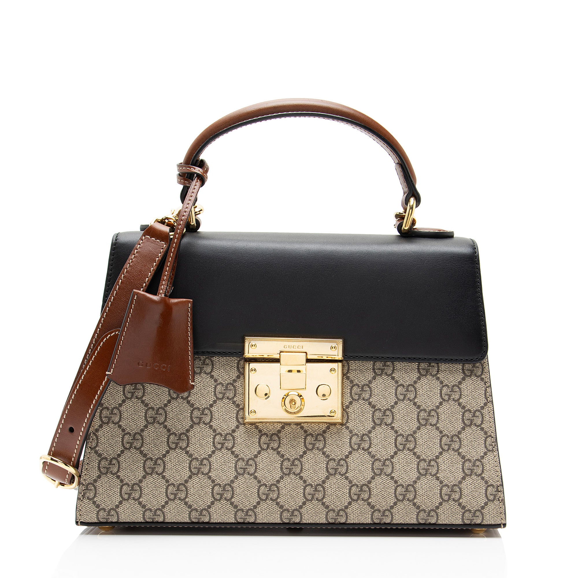 Gucci GG Supreme Padlock Small Top Handle