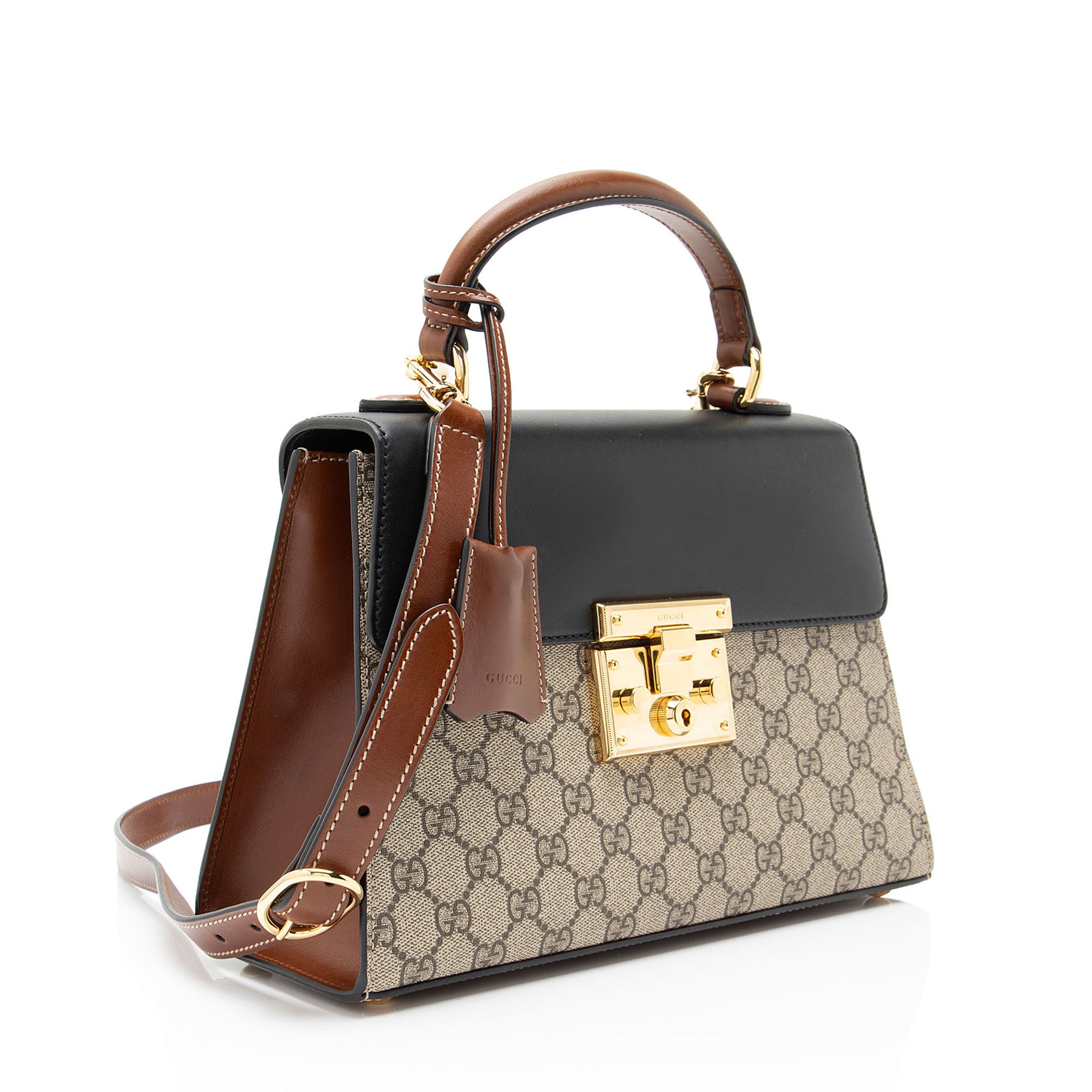 Gucci GG Supreme Padlock Small Top Handle