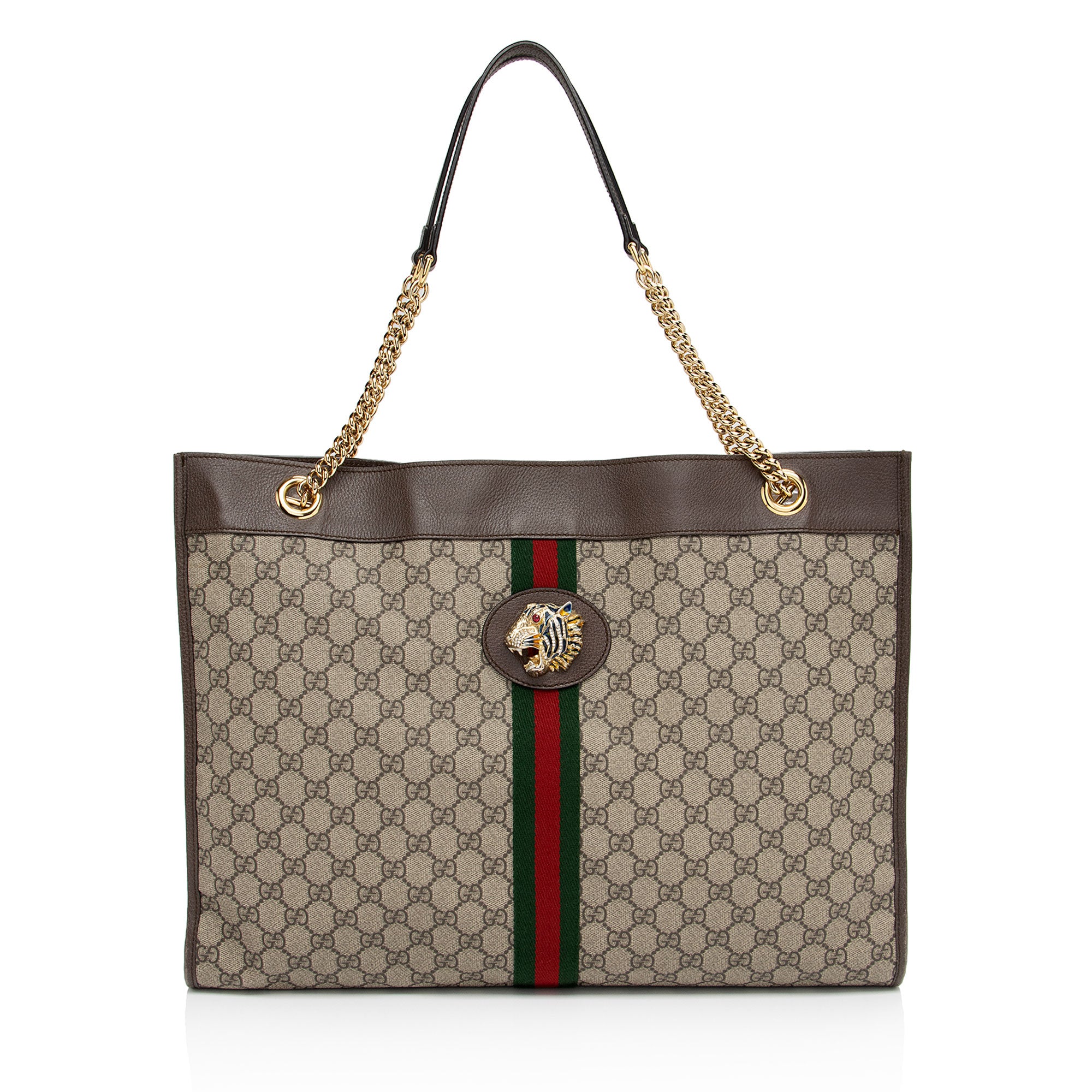 Gucci GG Supreme Rajah Large Tote (SHF-3wpHBK)
