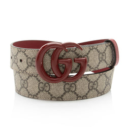 Gucci GG Supreme Slim Belt - Size 32 / 80 (SHF-fPY8kD)