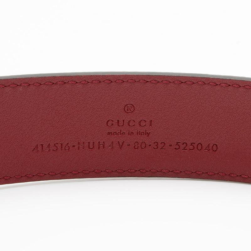 Gucci GG Supreme Slim Belt - Size 32 / 80 (SHF-fPY8kD)