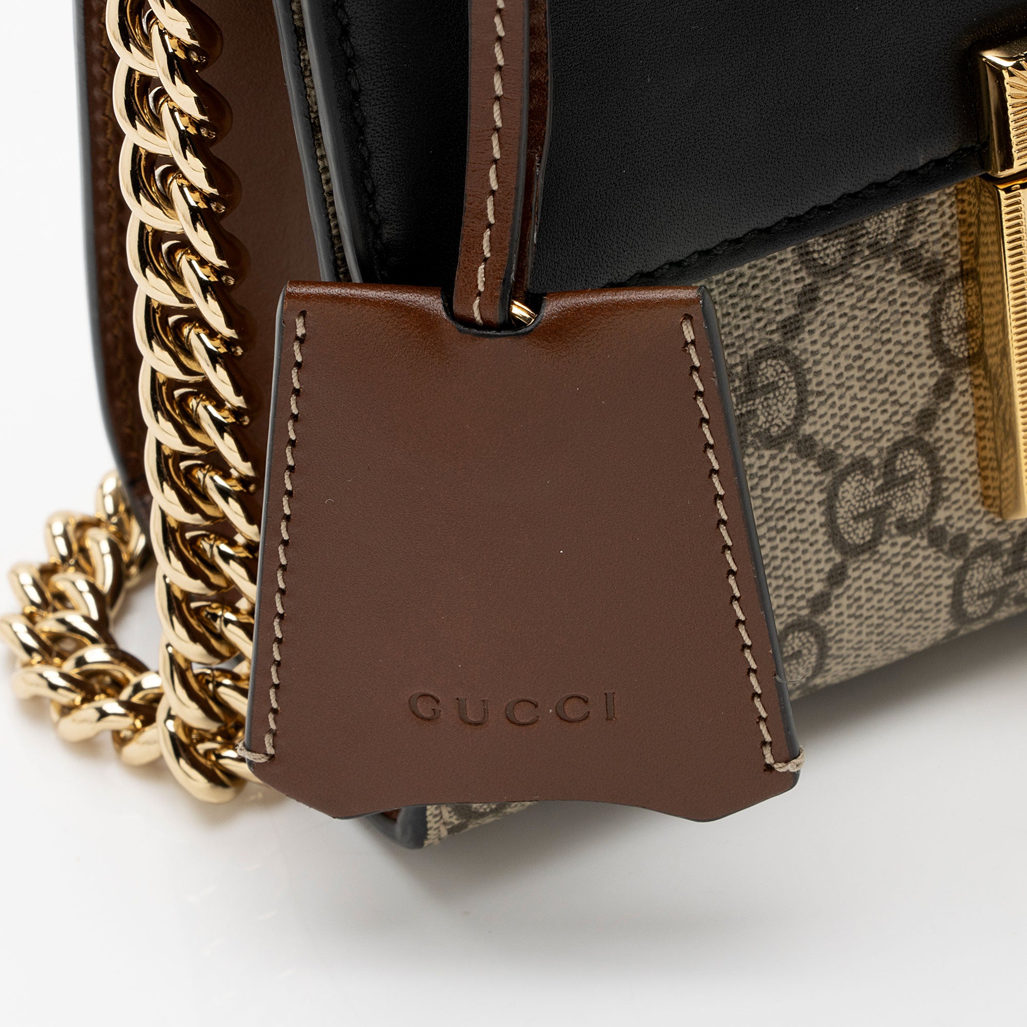 Gucci GG Supreme Small Padlock Shoulder Bag (SHF-rqVDip)