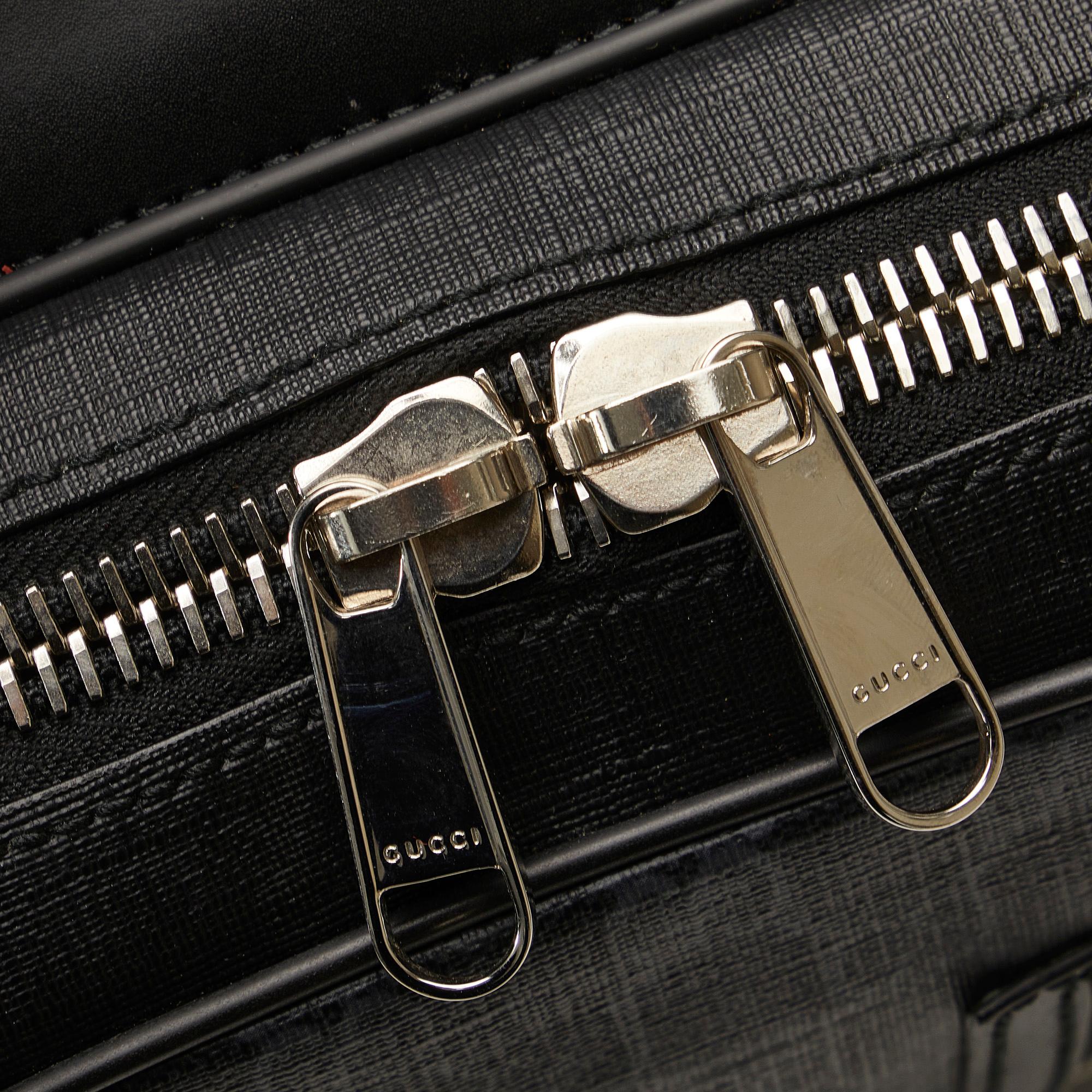 Gucci GG Supreme Soft Zip Web Sling Bag (SHG-cIWp0C)