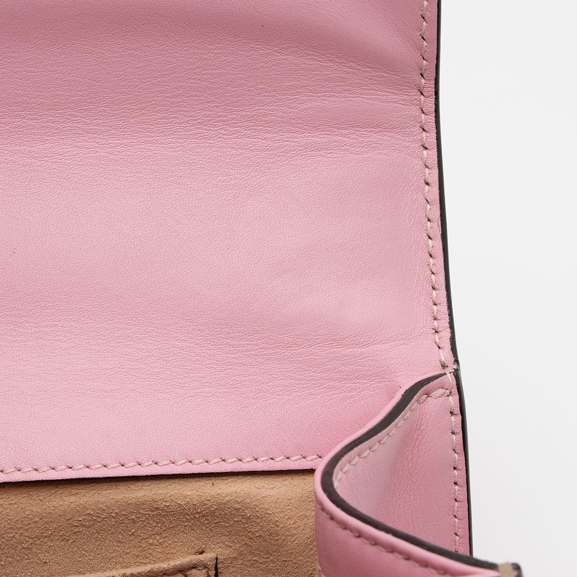 Gucci GG Supreme Strawberry Padlock Small Shoulder Bag