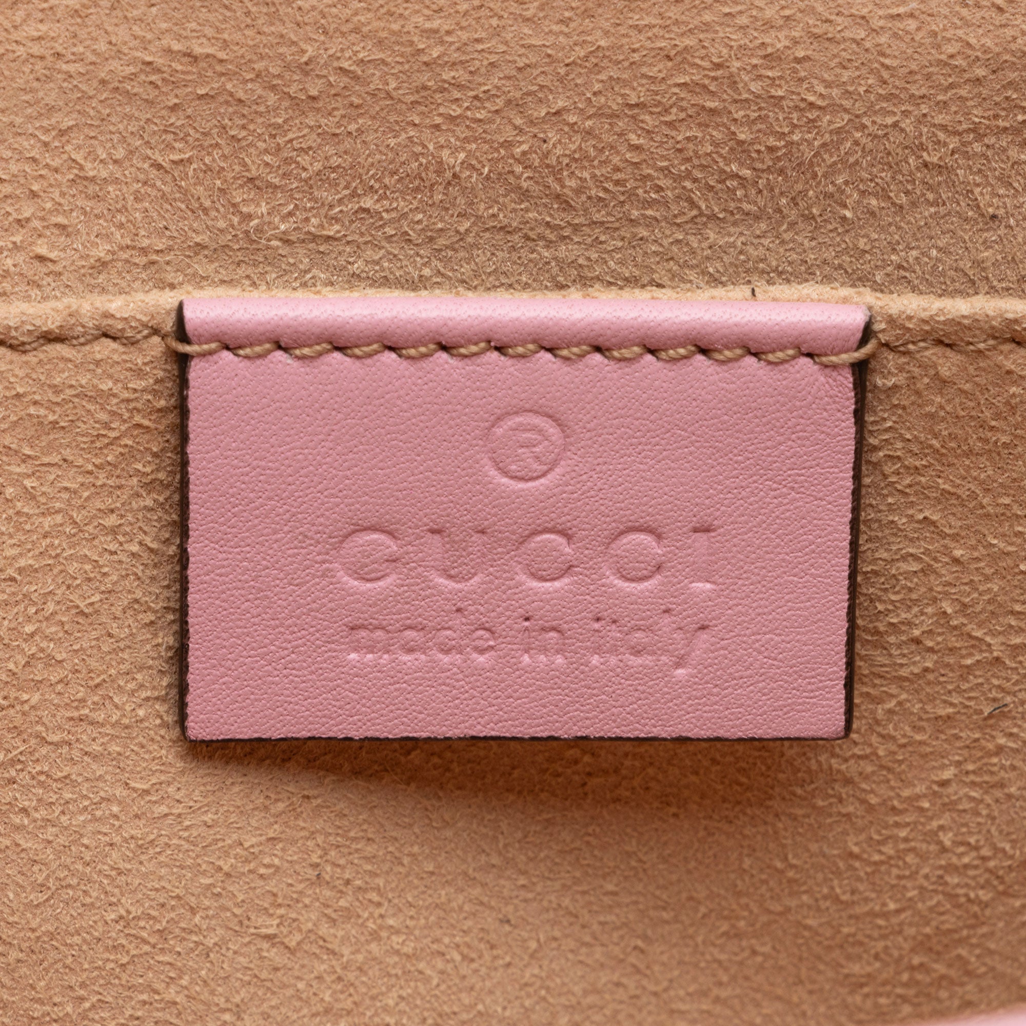 Gucci GG Supreme Strawberry Padlock Small Shoulder Bag