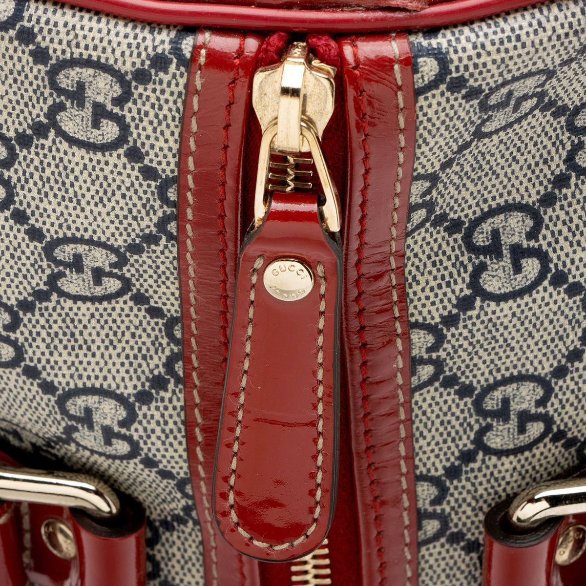 Gucci GG Supreme Tattoo Heart Medium Boston Bag
