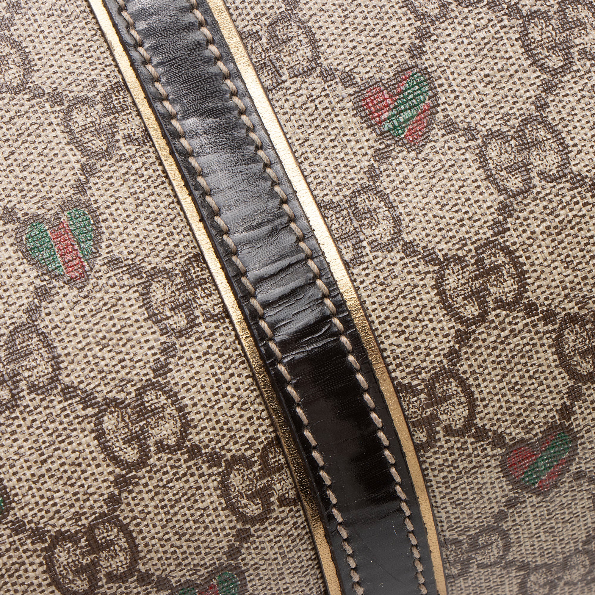 Gucci GG Supreme Tattoo Hearts Joy Boston Bag