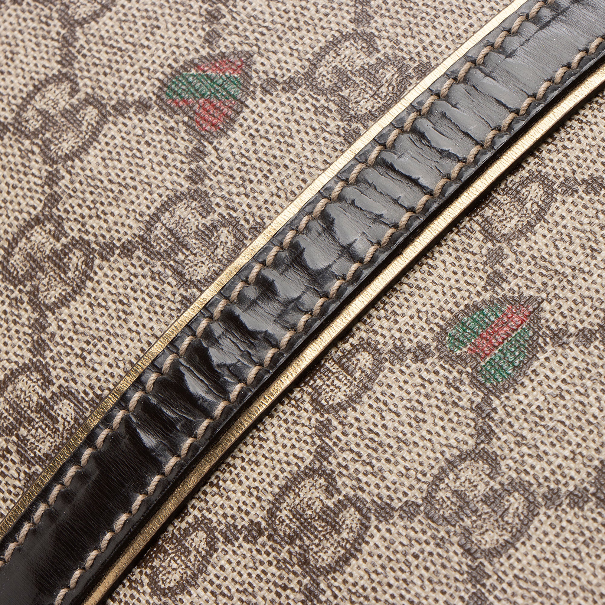 Gucci GG Supreme Tattoo Hearts Joy Boston Bag