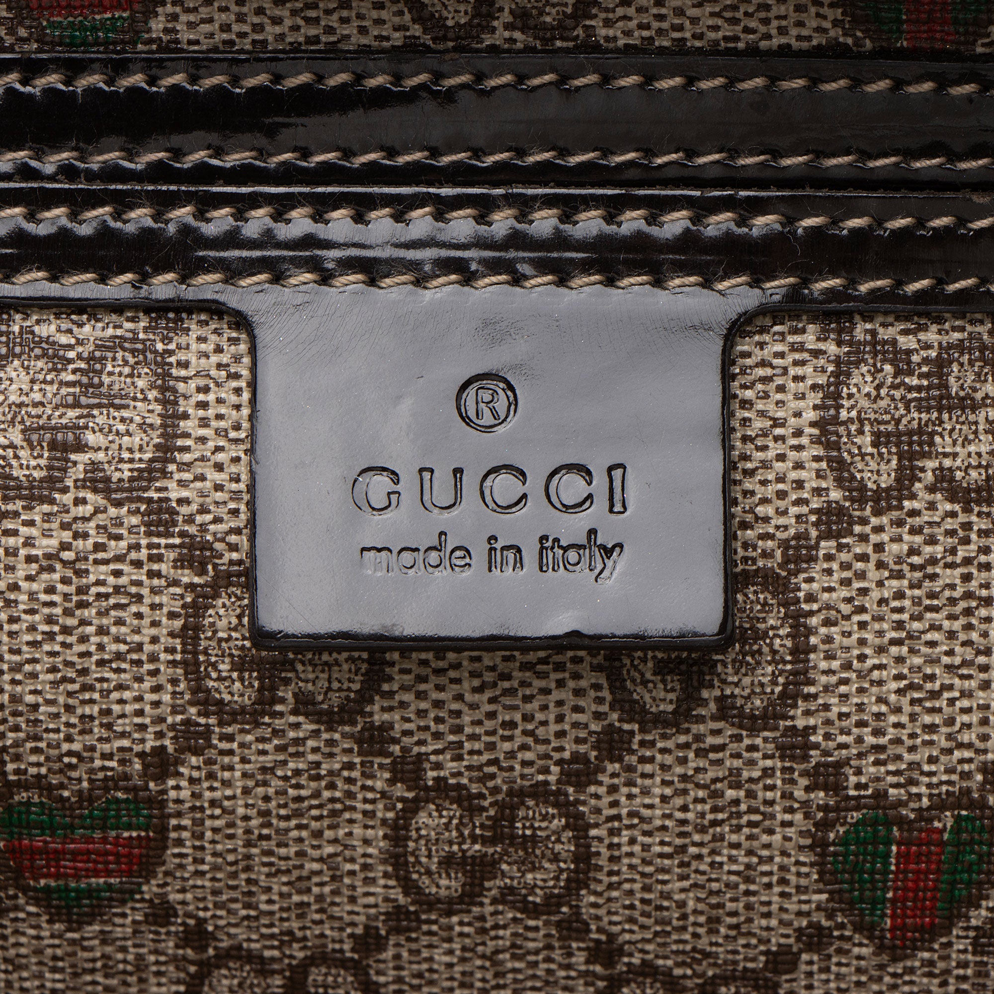 Gucci GG Supreme Tattoo Hearts Joy Boston Bag