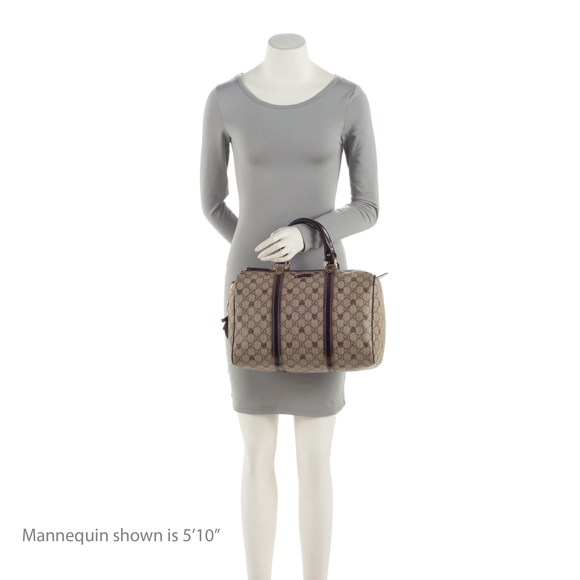 Gucci GG Supreme Tattoo Hearts Joy Boston Bag