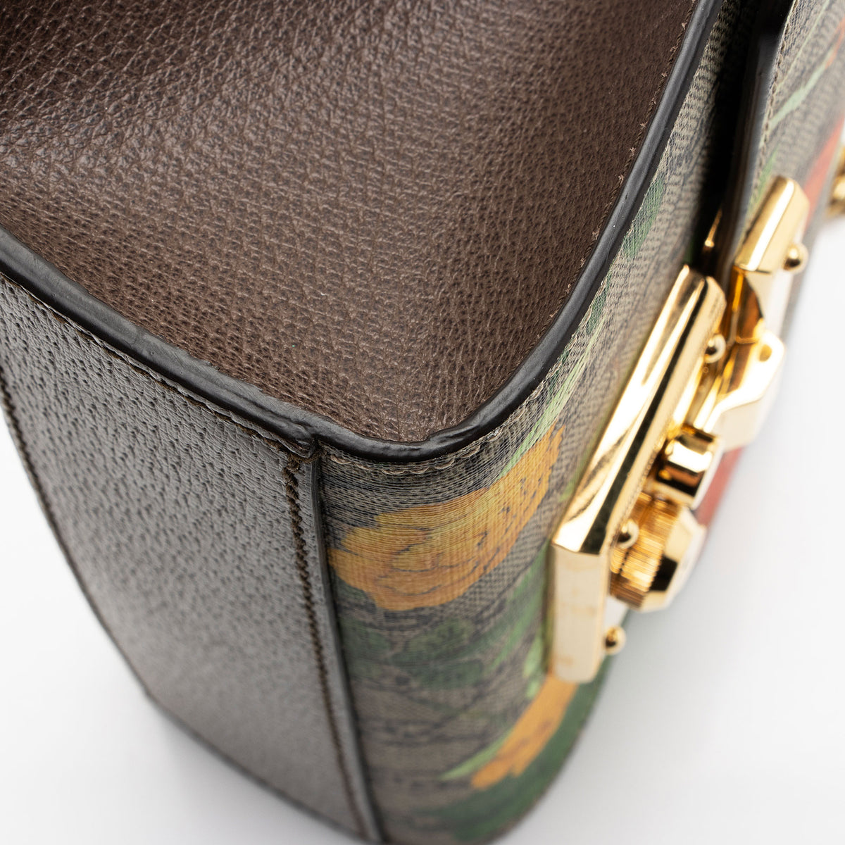 Gucci GG Supreme Tian Padlock Small Shoulder Bag