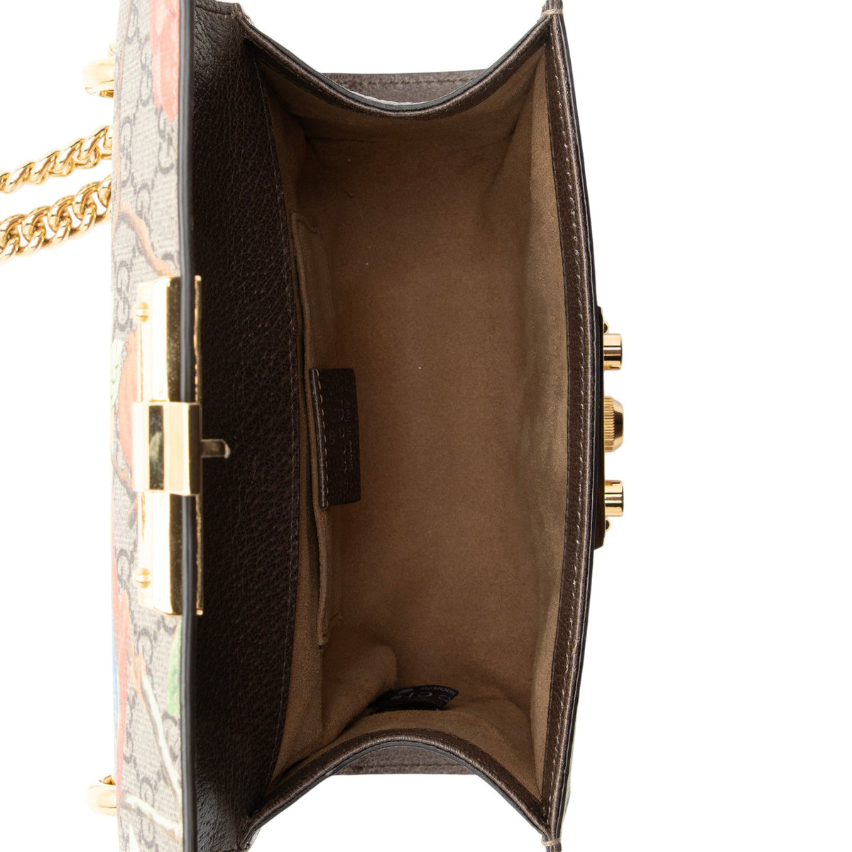 Gucci GG Supreme Tian Padlock Small Shoulder Bag