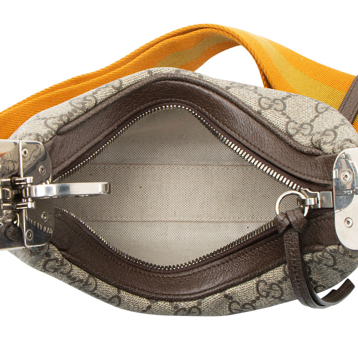 Gucci GG Supreme Web Attache Small Shoulder Bag