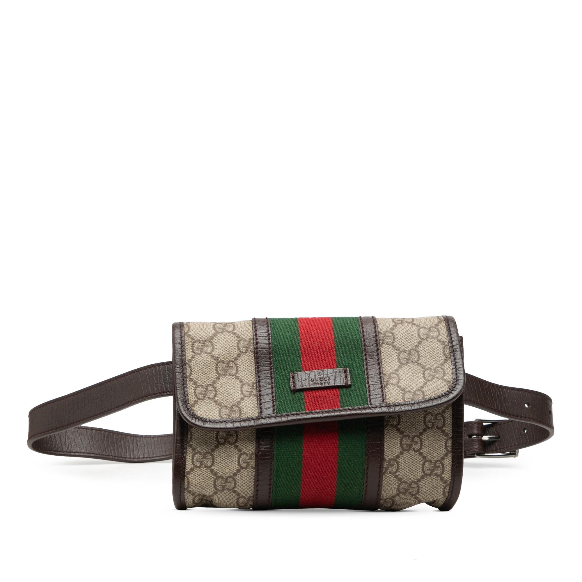 Gucci GG Supreme Web Belt Bag