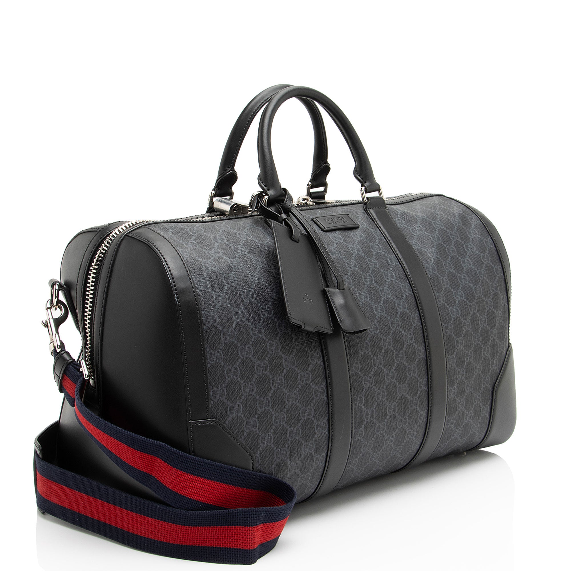 Gucci GG Supreme Web Carry-On Medium Duffle