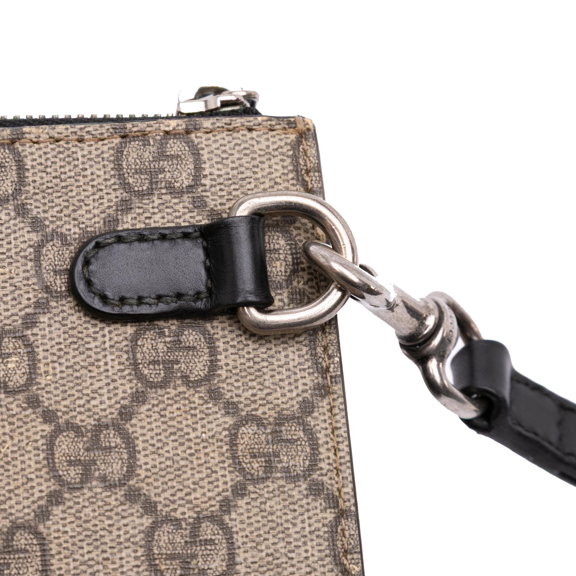 Gucci GG Supreme Web Clutch