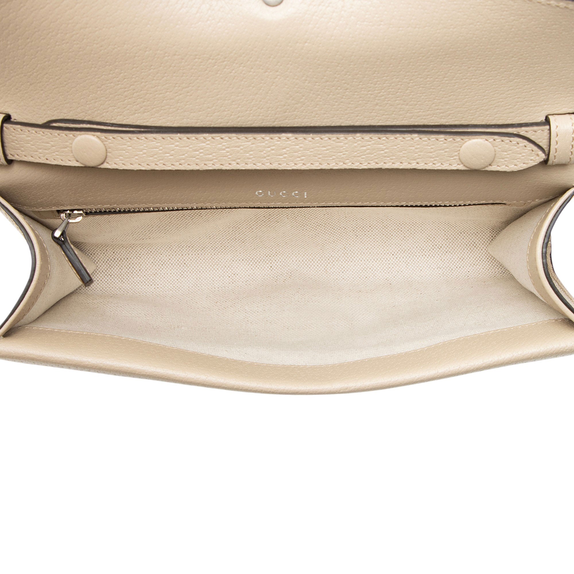 Gucci GG Supreme Web Dionysus E/W Small Flap Bag