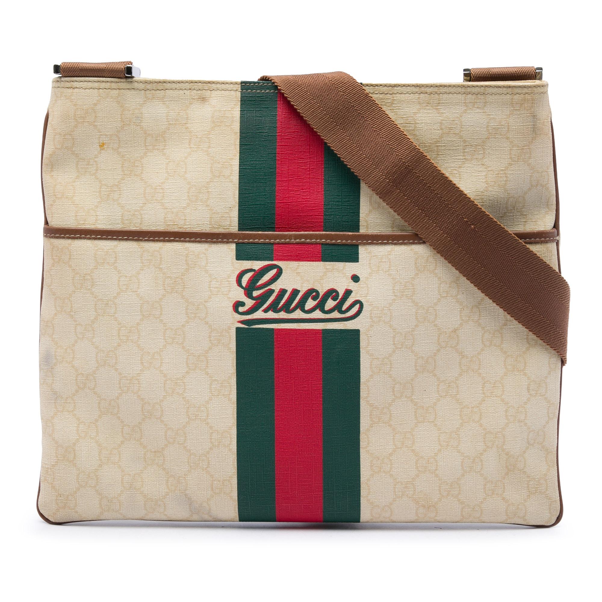 Gucci GG Supreme Web Logo Crossbody