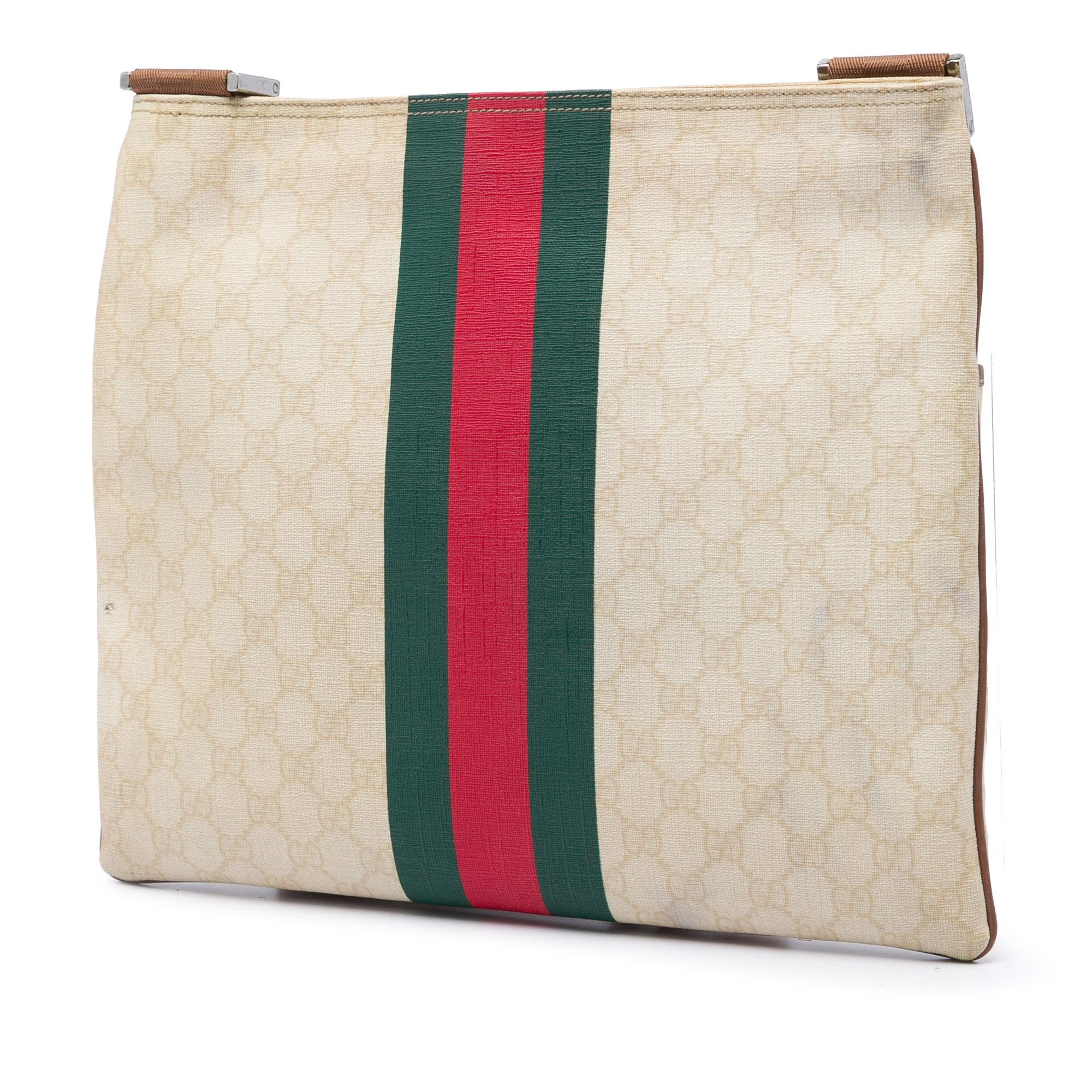 Gucci GG Supreme Web Logo Crossbody