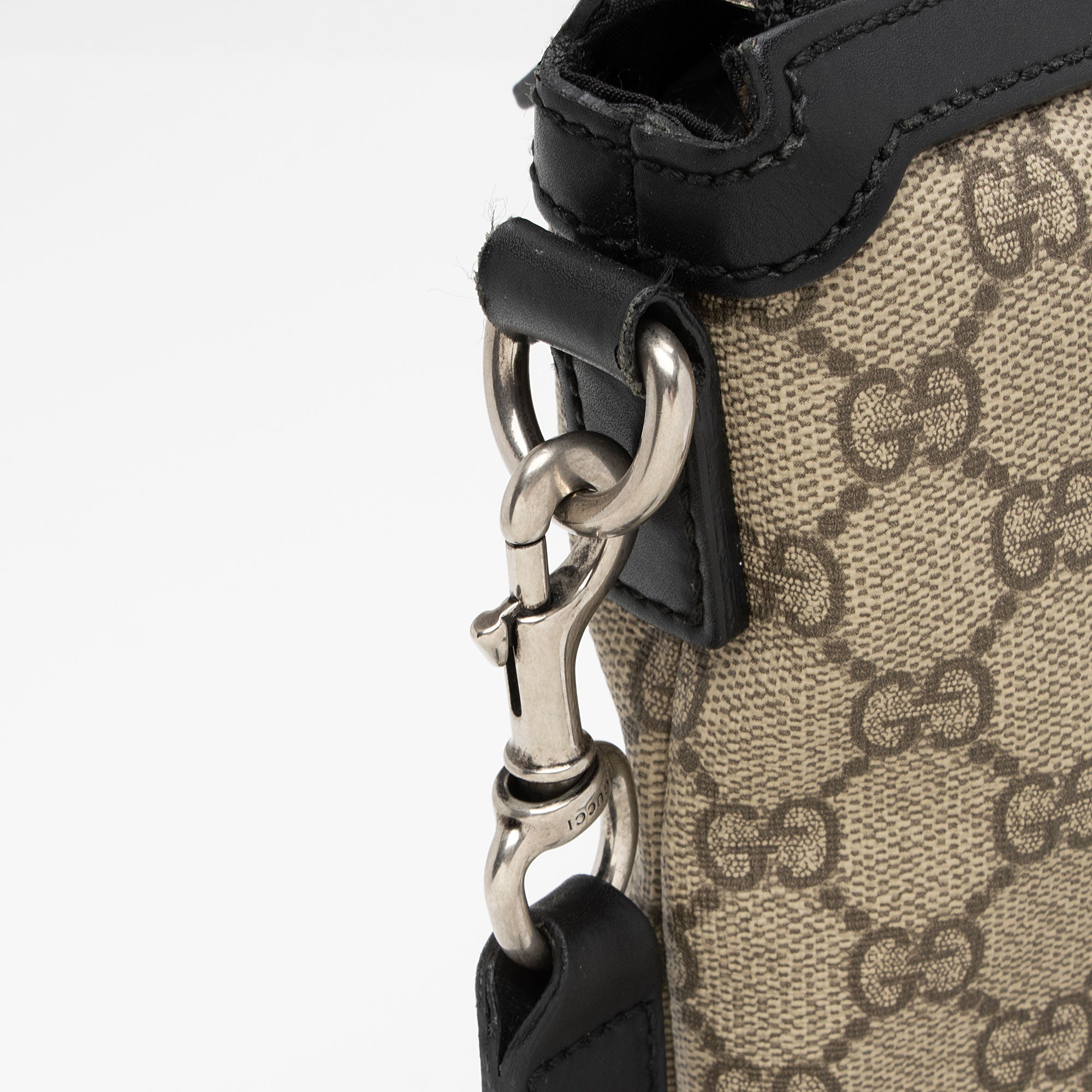 Gucci GG Supreme Web Flat Square Messenger (SHF-GbtPJA)