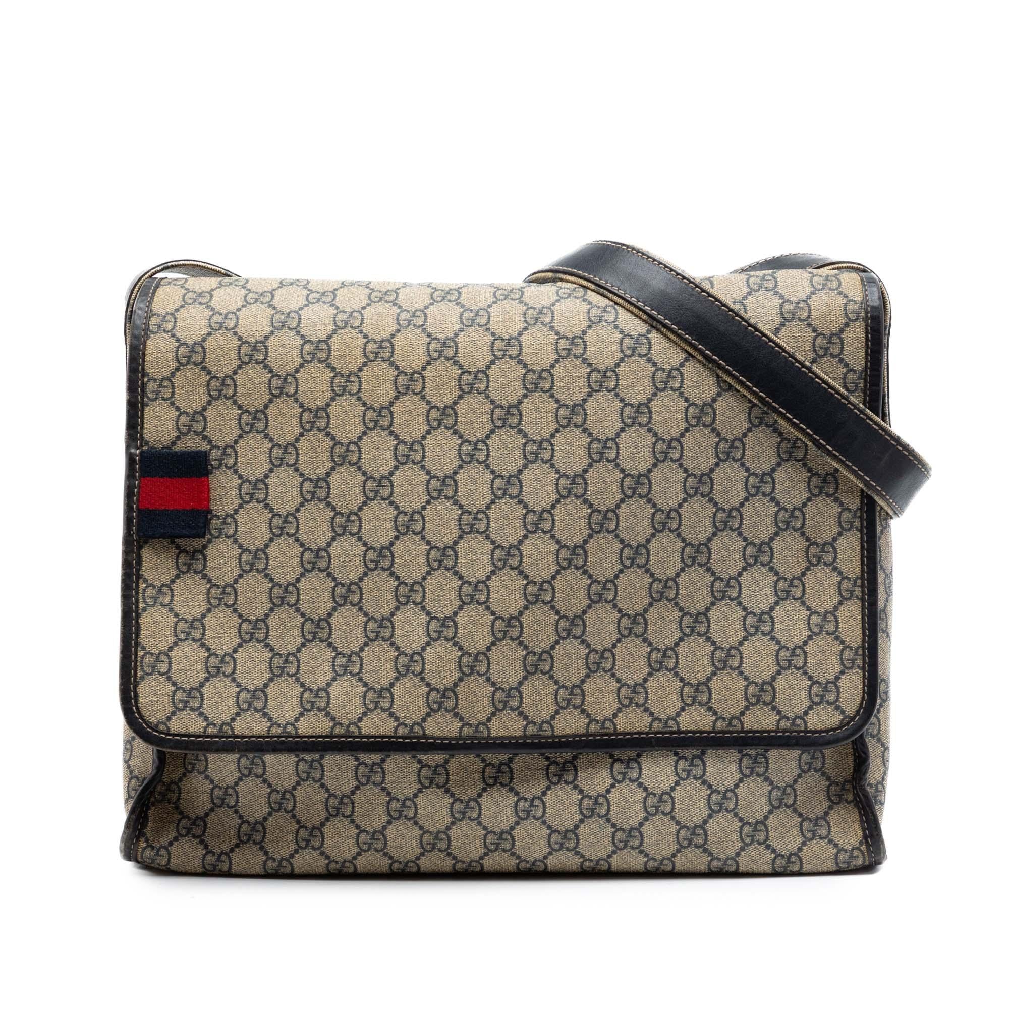 Gucci GG Supreme Web Messenger Bag
