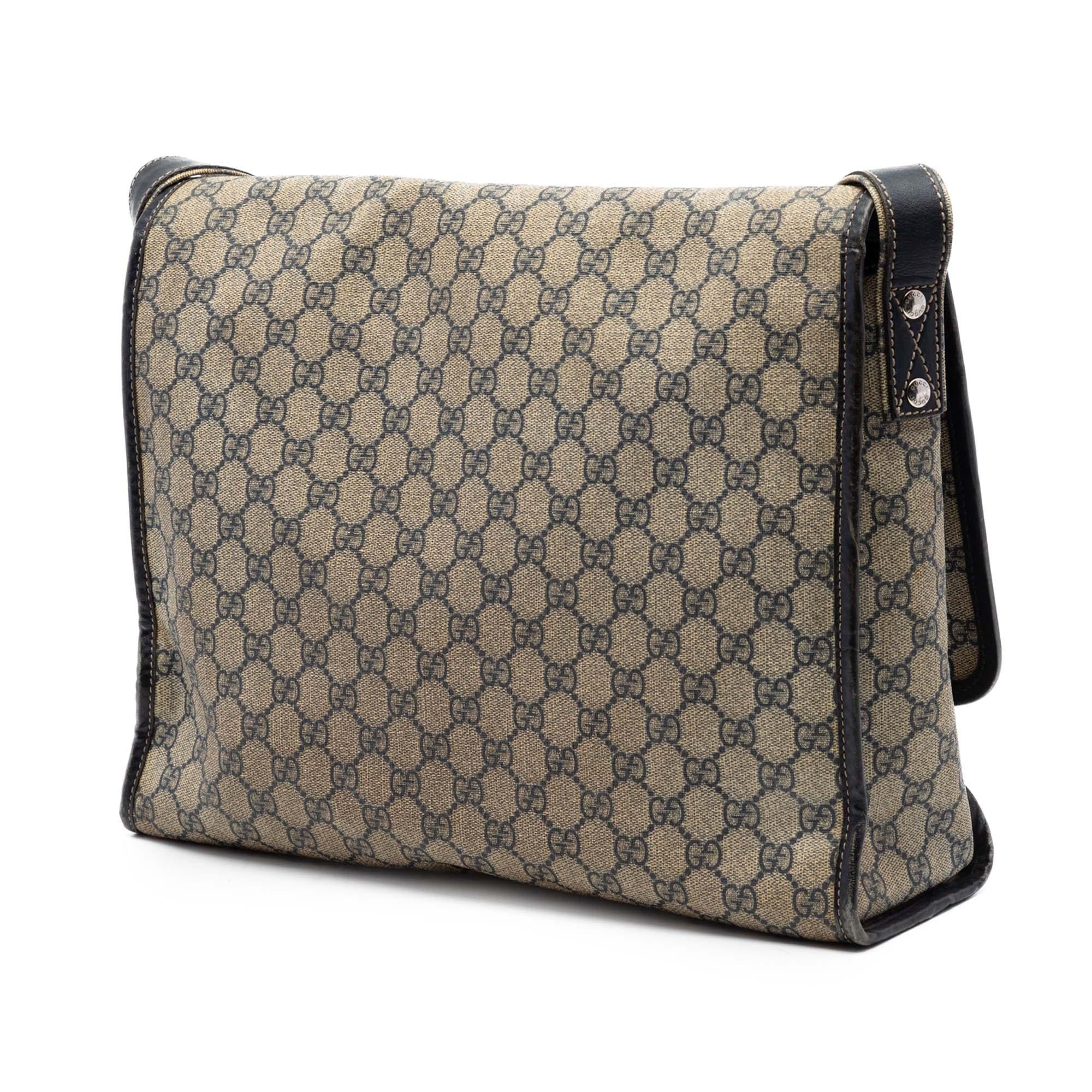 Gucci GG Supreme Web Messenger Bag