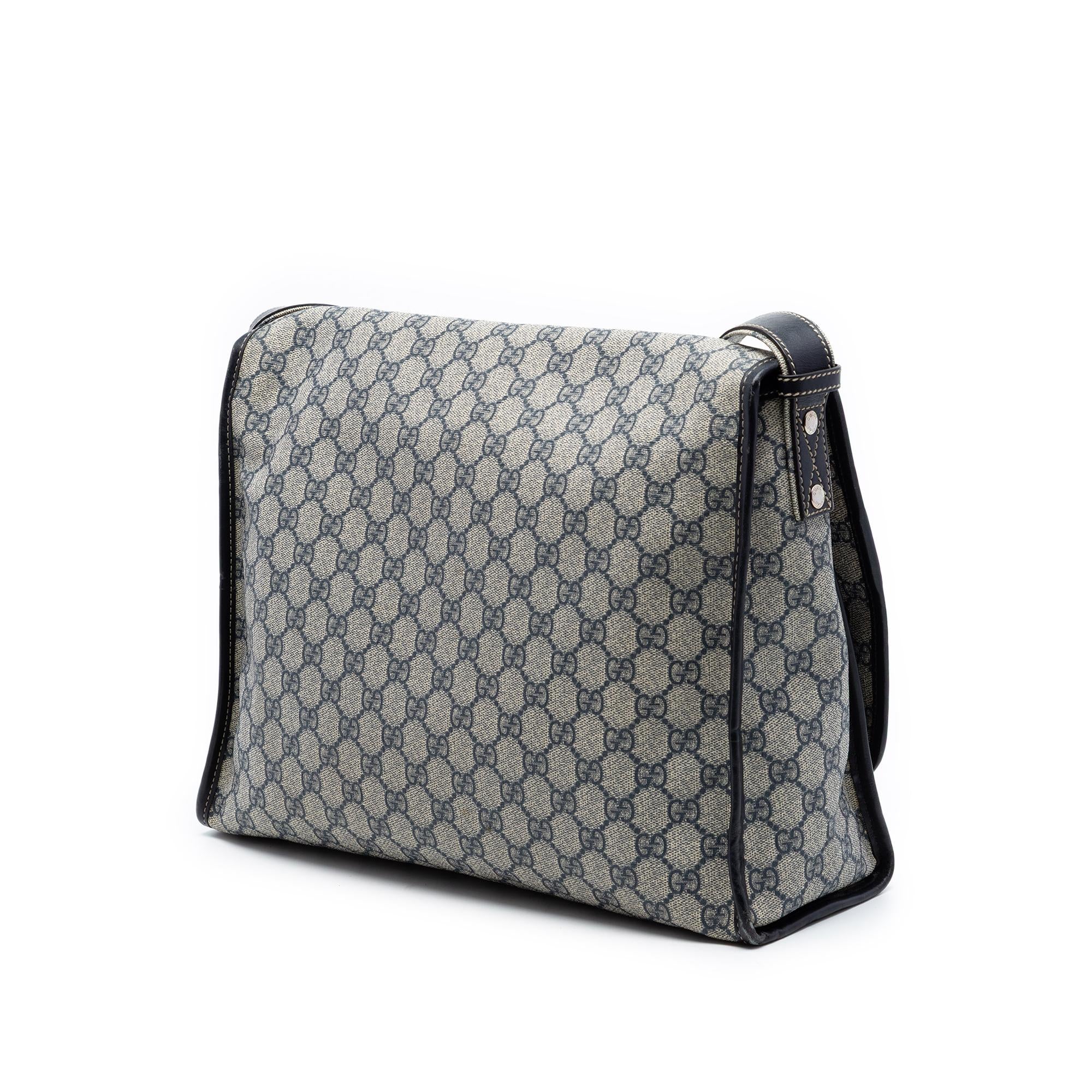 Gucci GG Supreme Web Messenger Bag