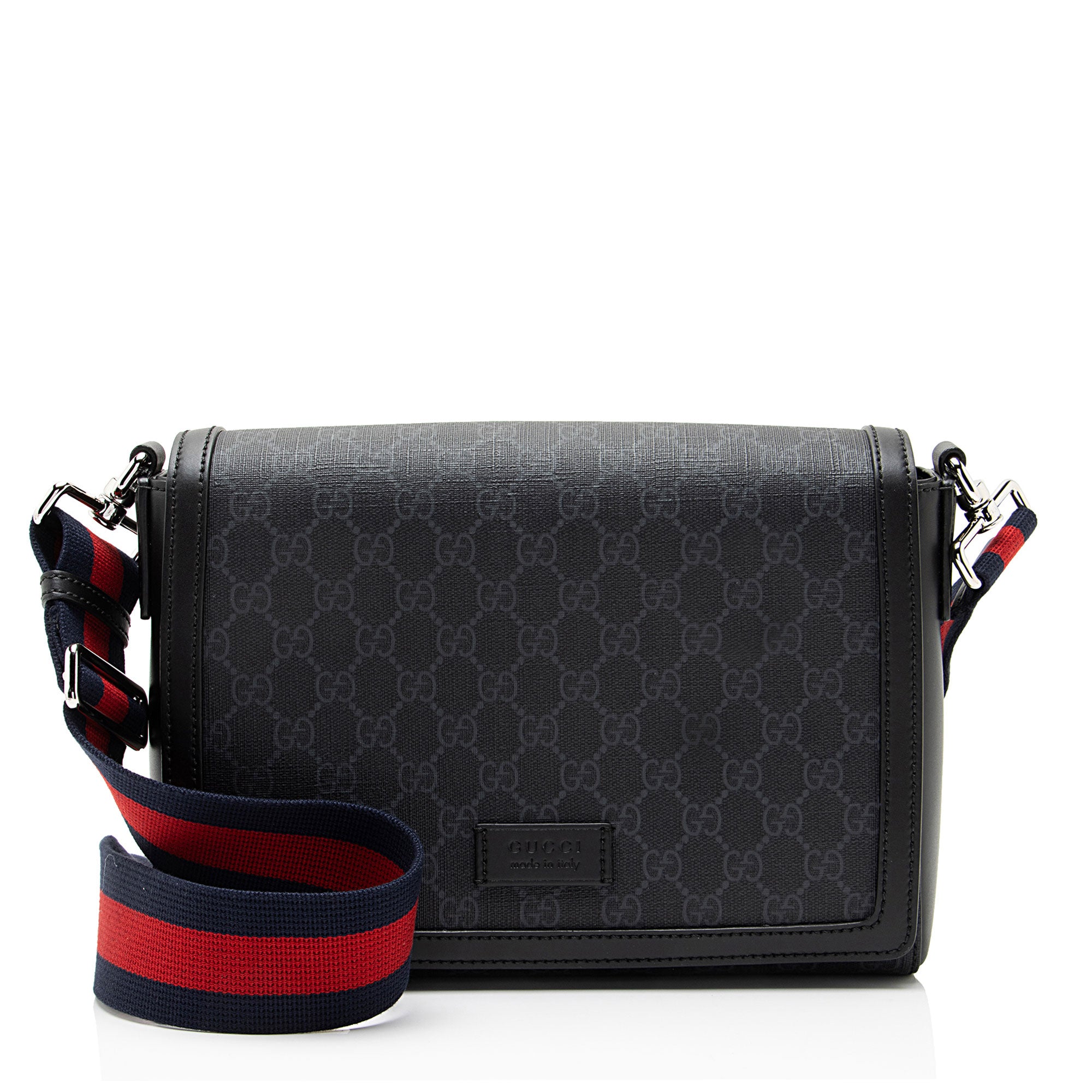 Gucci GG Supreme Web Messenger Bag