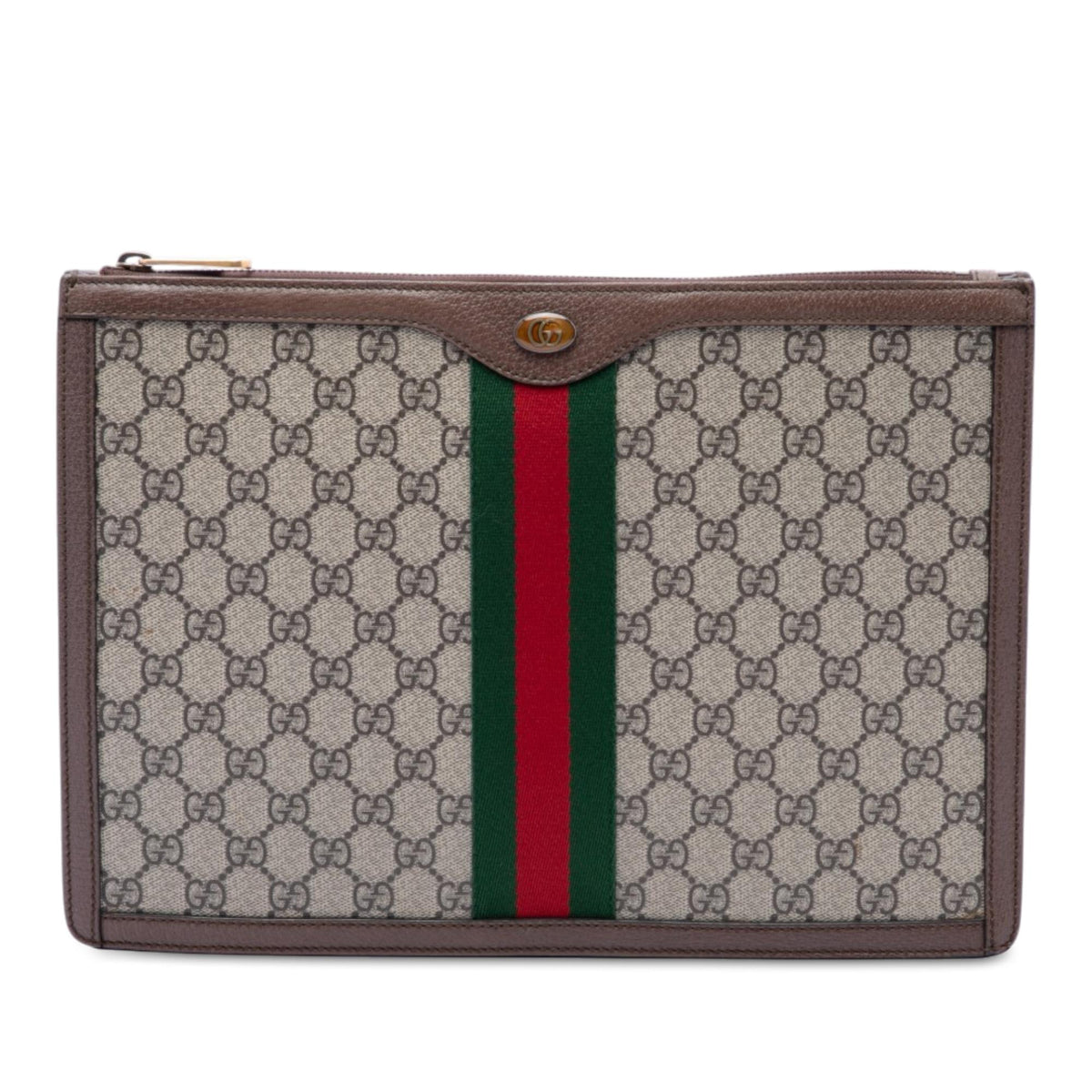Gucci GG Supreme Web Ophidia Clutch