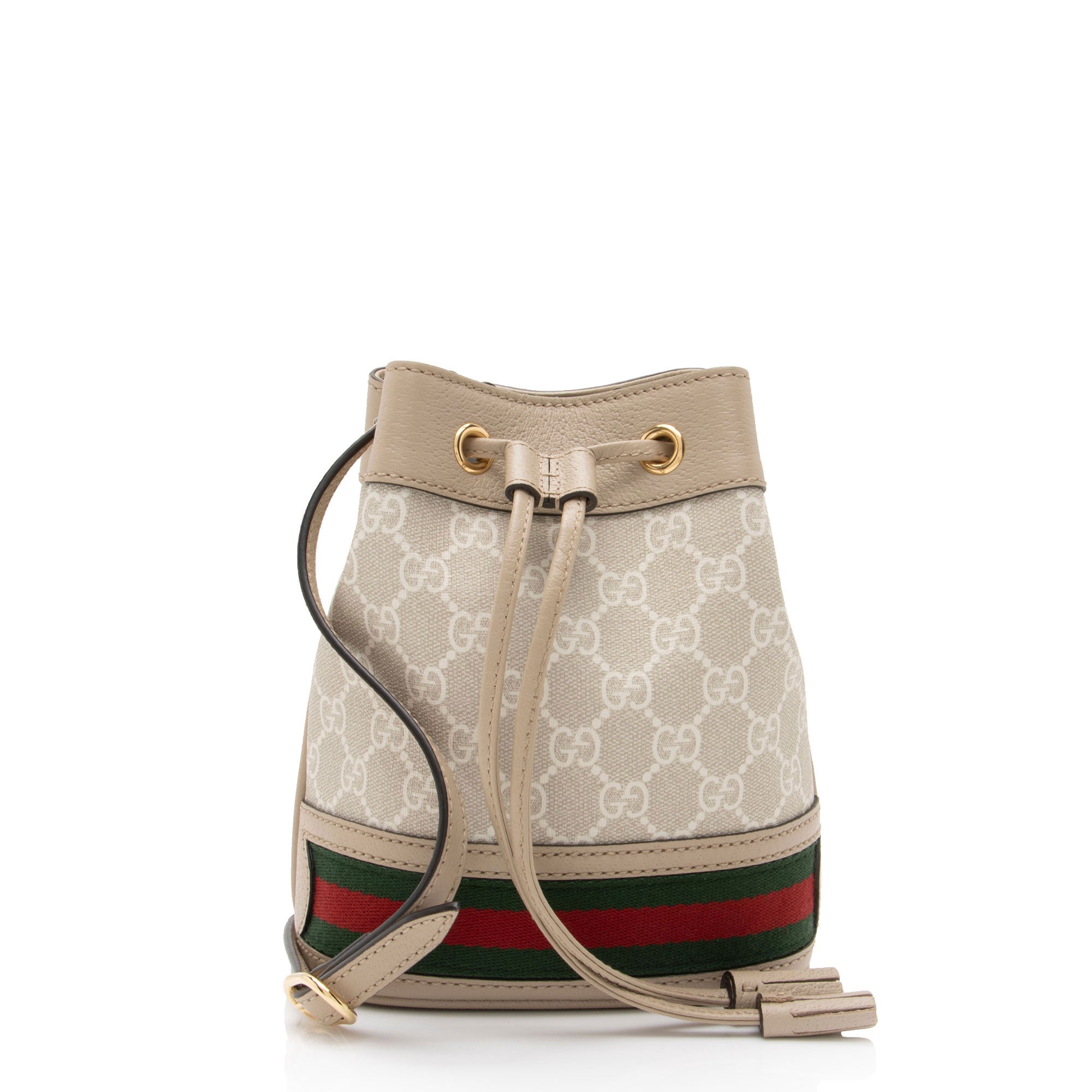 Gucci GG Supreme Ophidia Mini Bucket Bag (SHF-xcLtsQ)