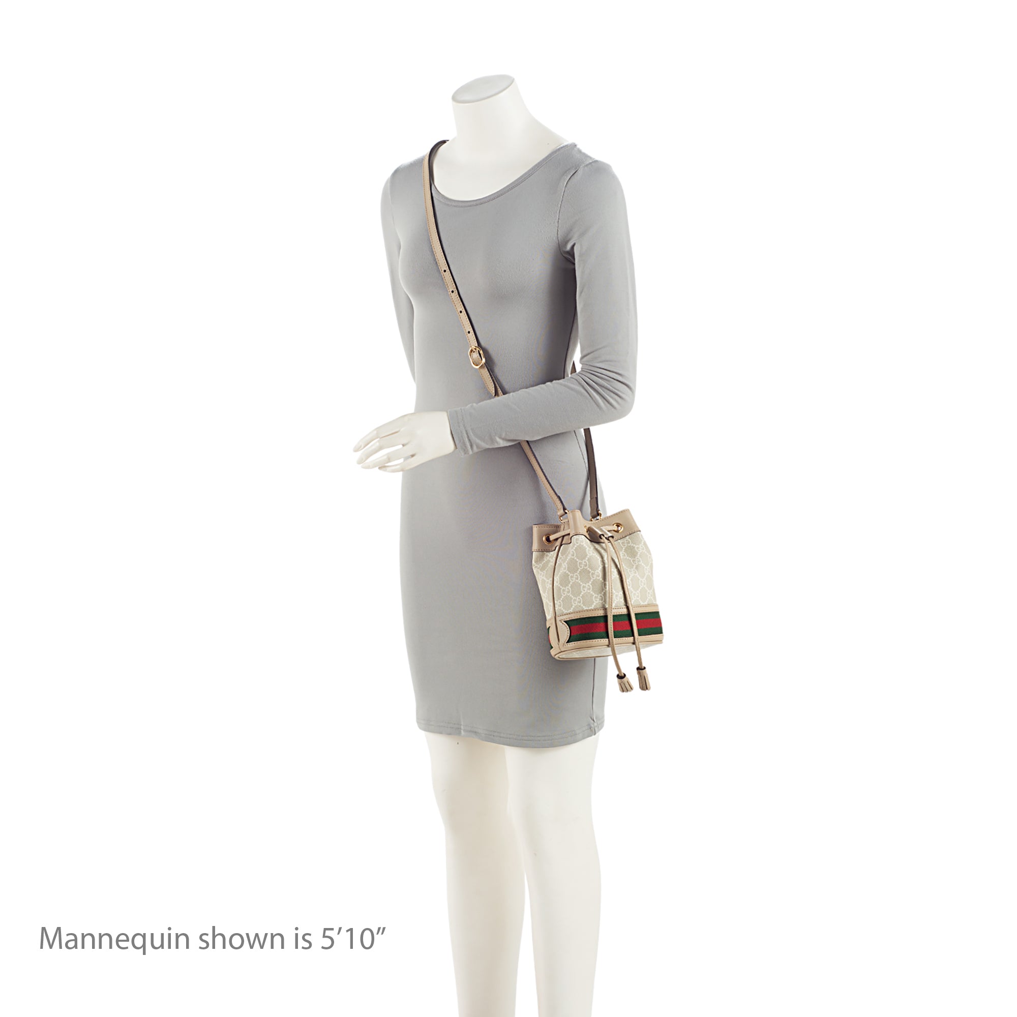 Gucci GG Supreme Ophidia Mini Bucket Bag (SHF-xcLtsQ)