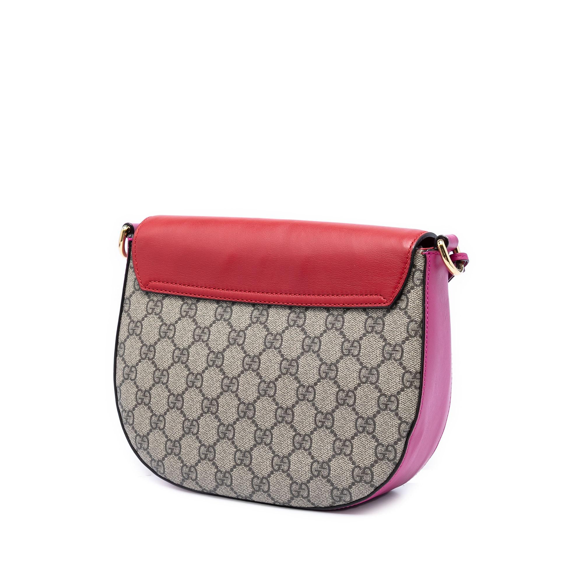 Gucci GG Supreme Web Padlock Crossbody