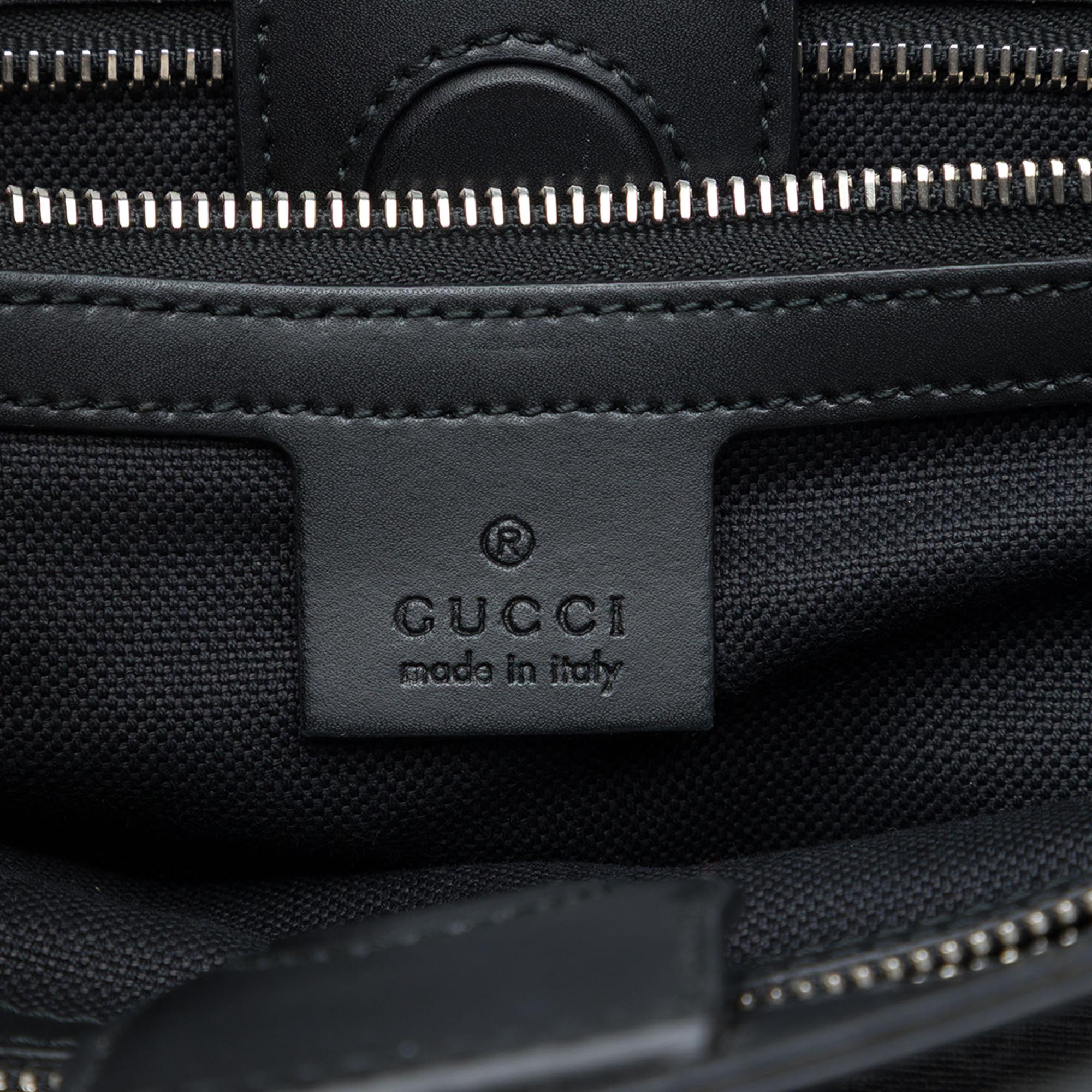 Gucci GG Supreme Web Tiger Convertible Soft Tote