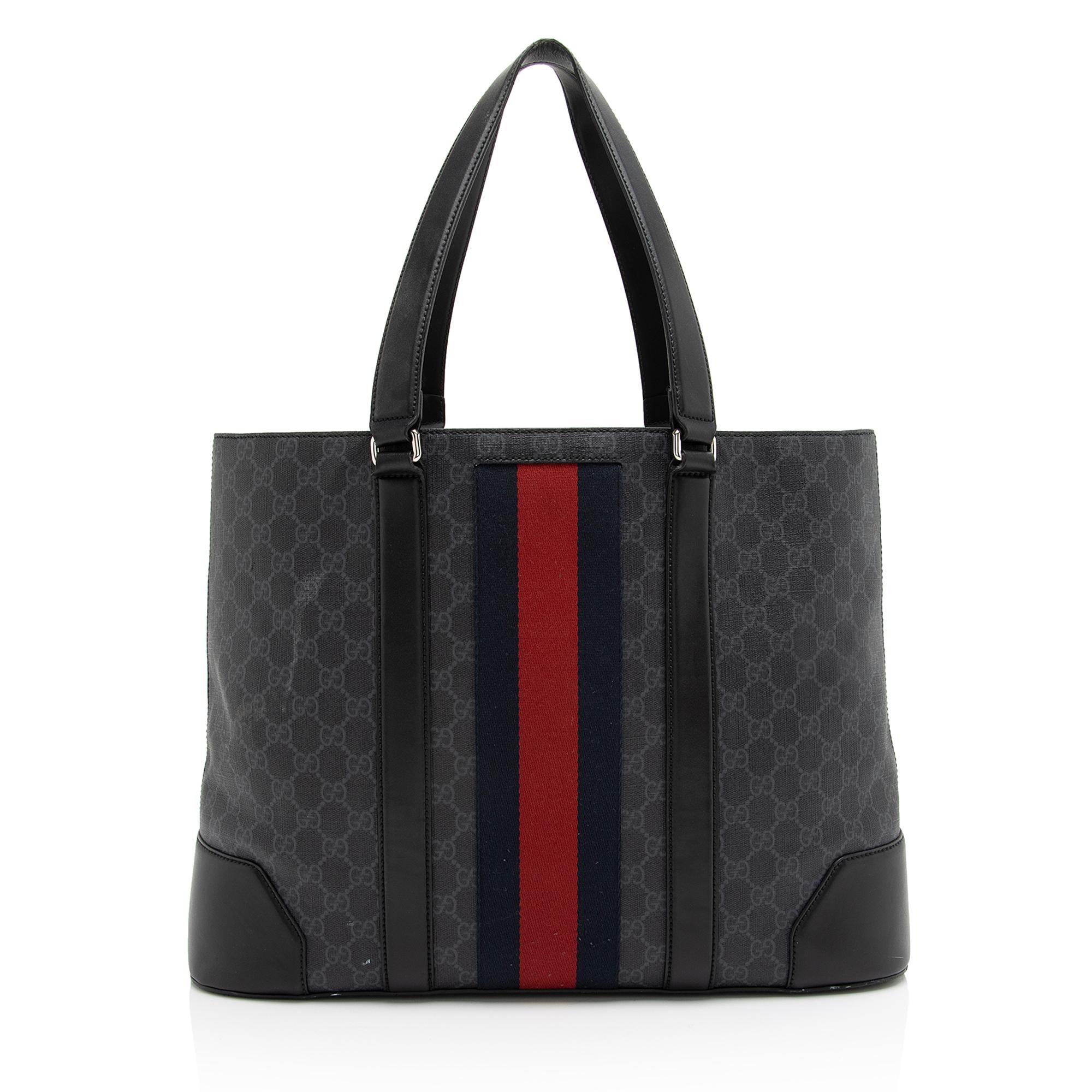 Gucci GG Supreme Web Tote (SHF-23022)