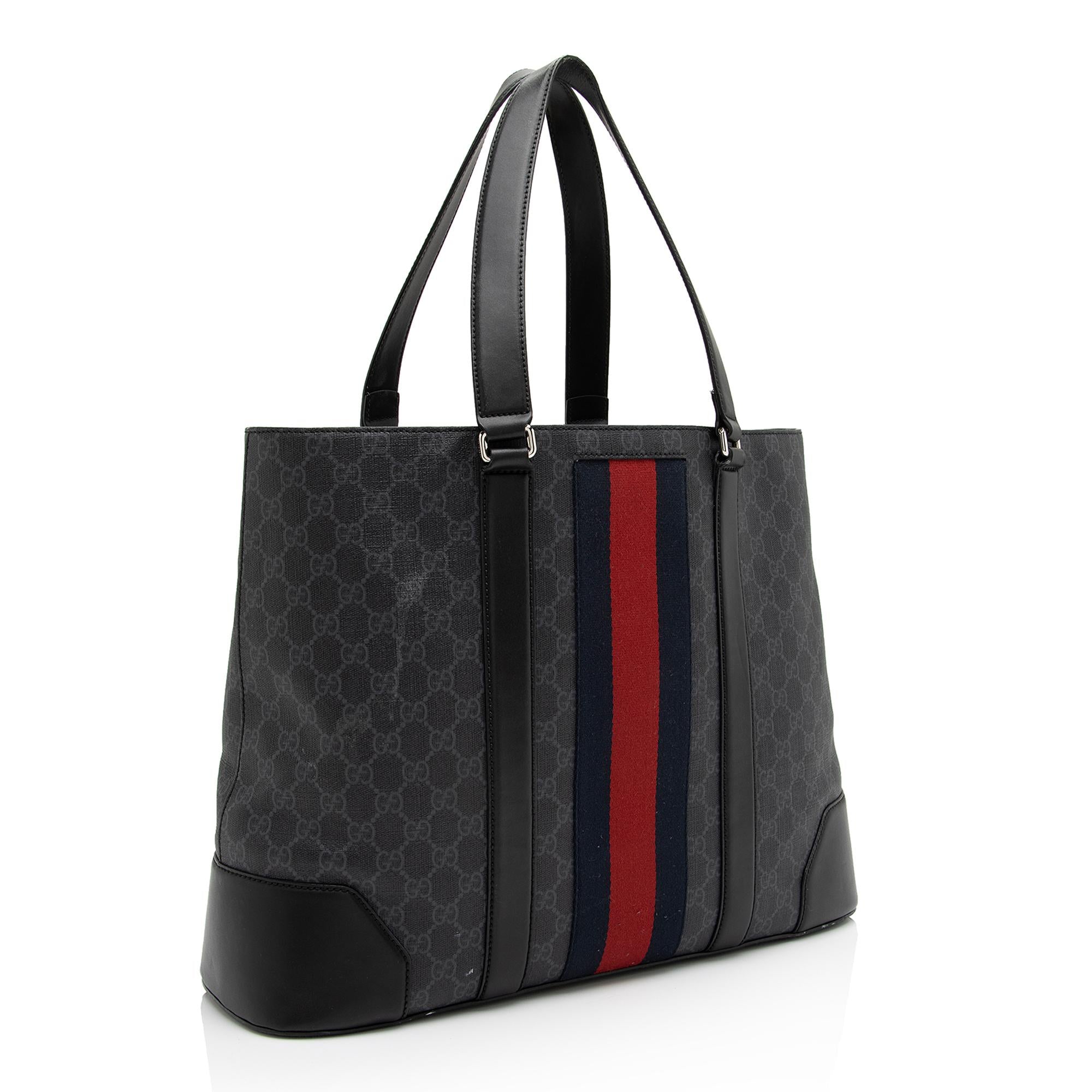 Gucci GG Supreme Web Tote (SHF-23022)