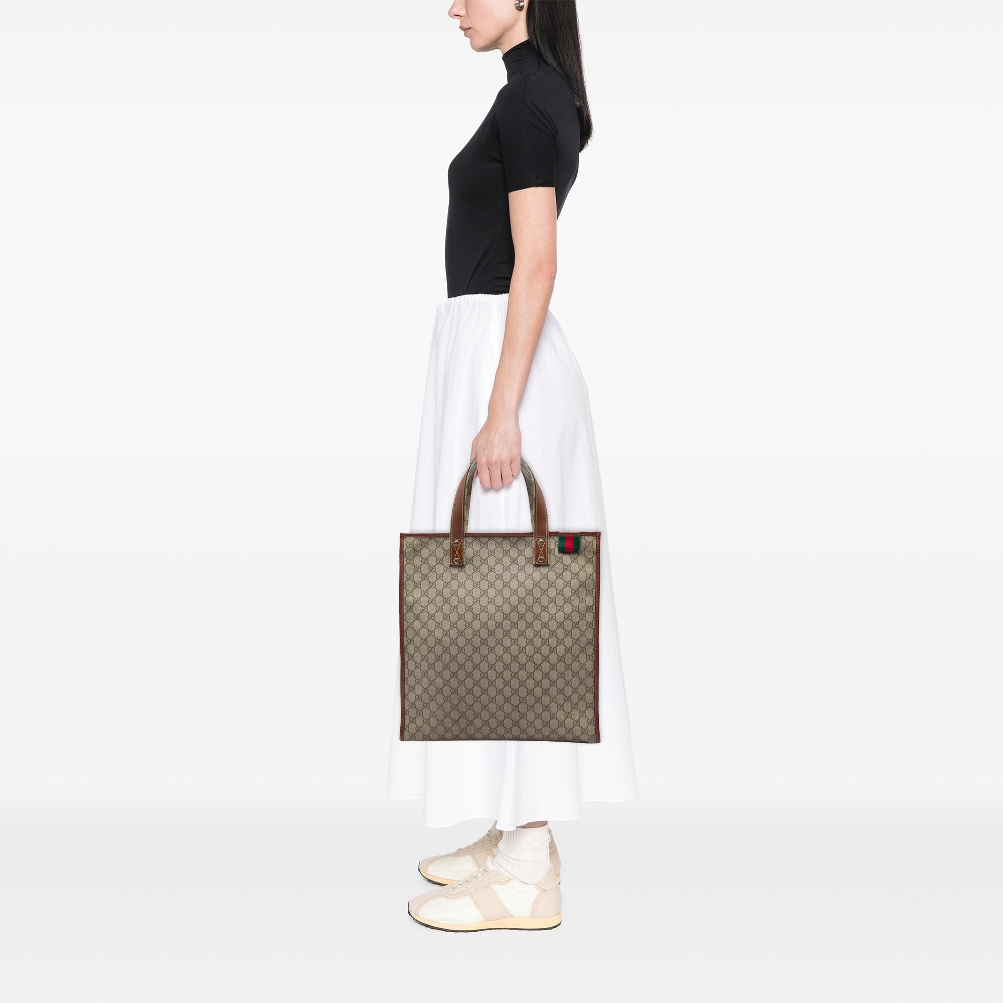 Gucci GG Supreme Web Tote