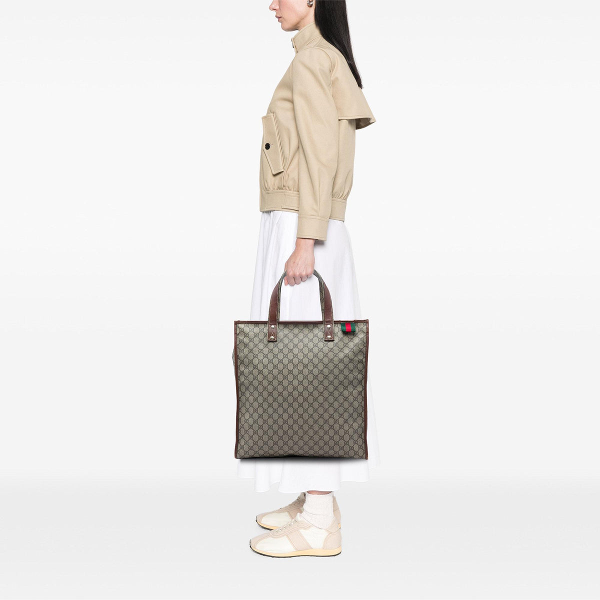 Gucci GG Supreme Web Tote