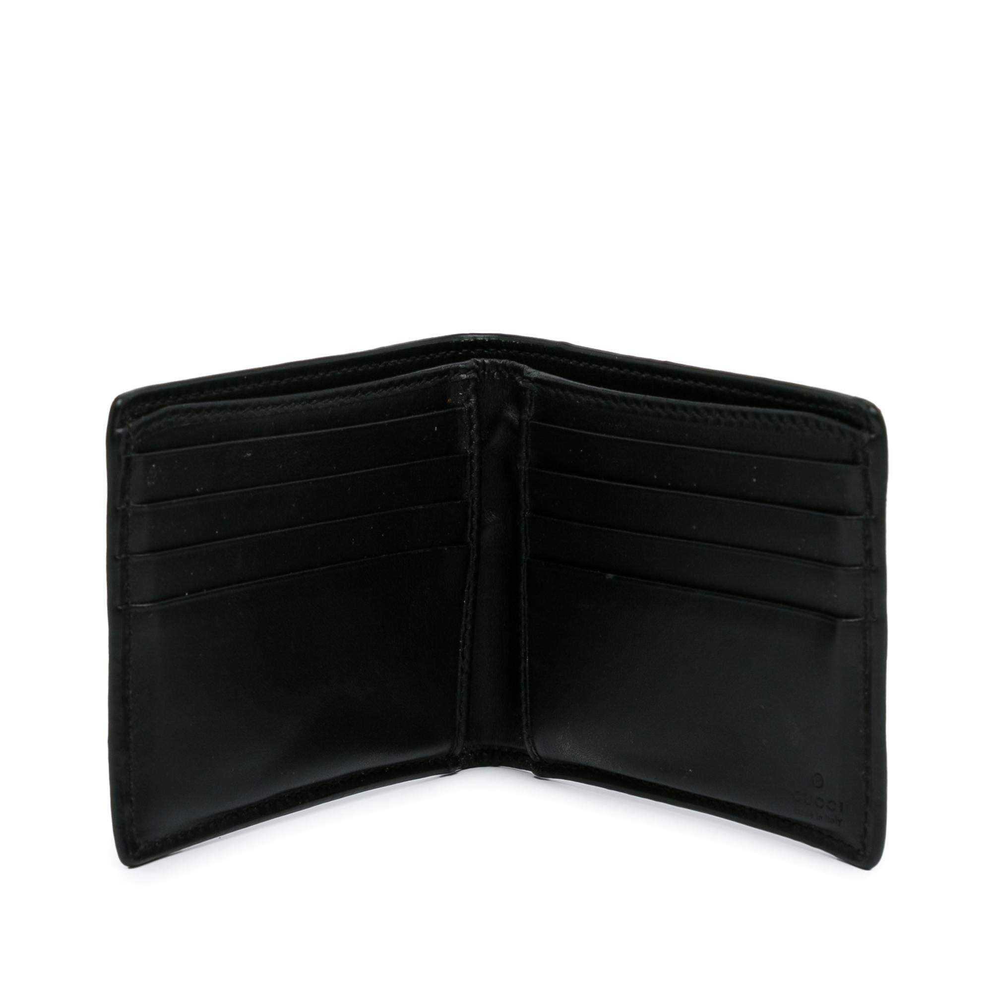 Gucci GG Supreme Wolf Bifold Small Wallet (SHG-lPIwDq)