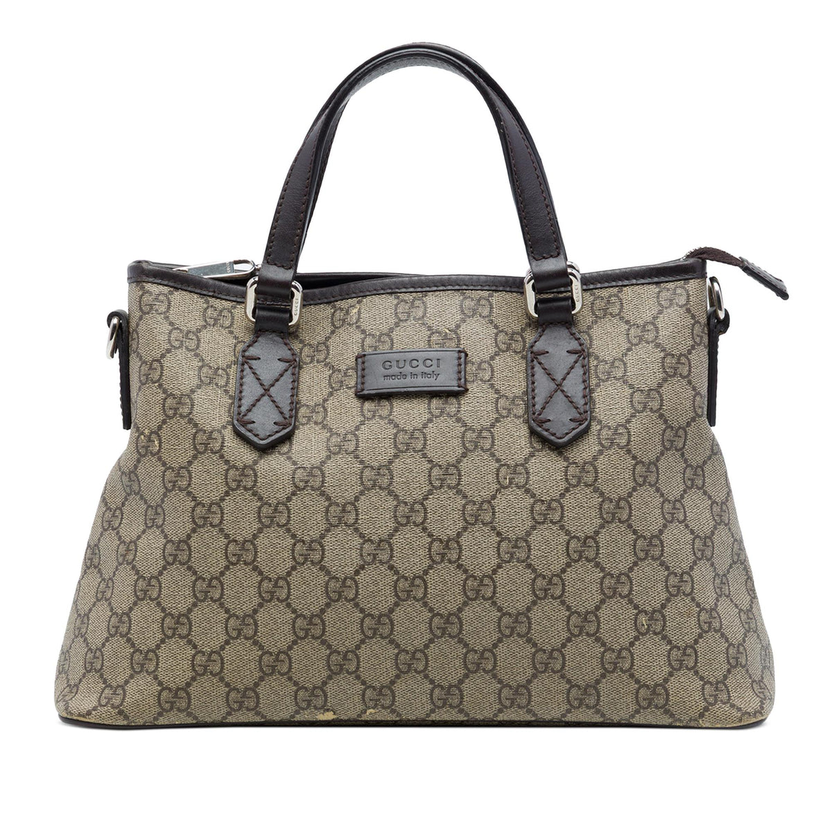 Gucci GG Supreme Zippered Tote