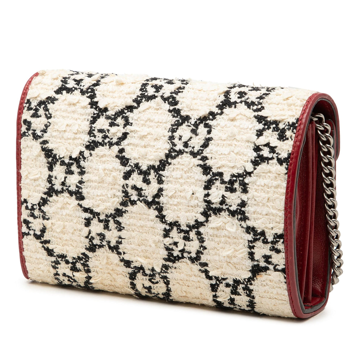Gucci GG Tweed Dionysus Wallet on Chain