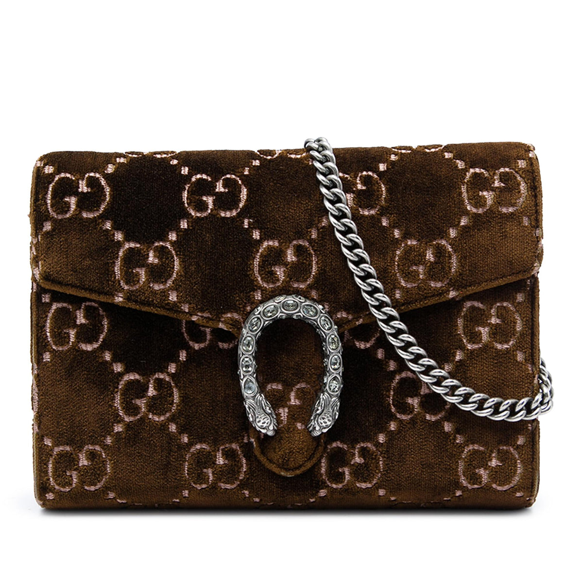 Gucci GG Velvet Dionysus Wallet on Chain