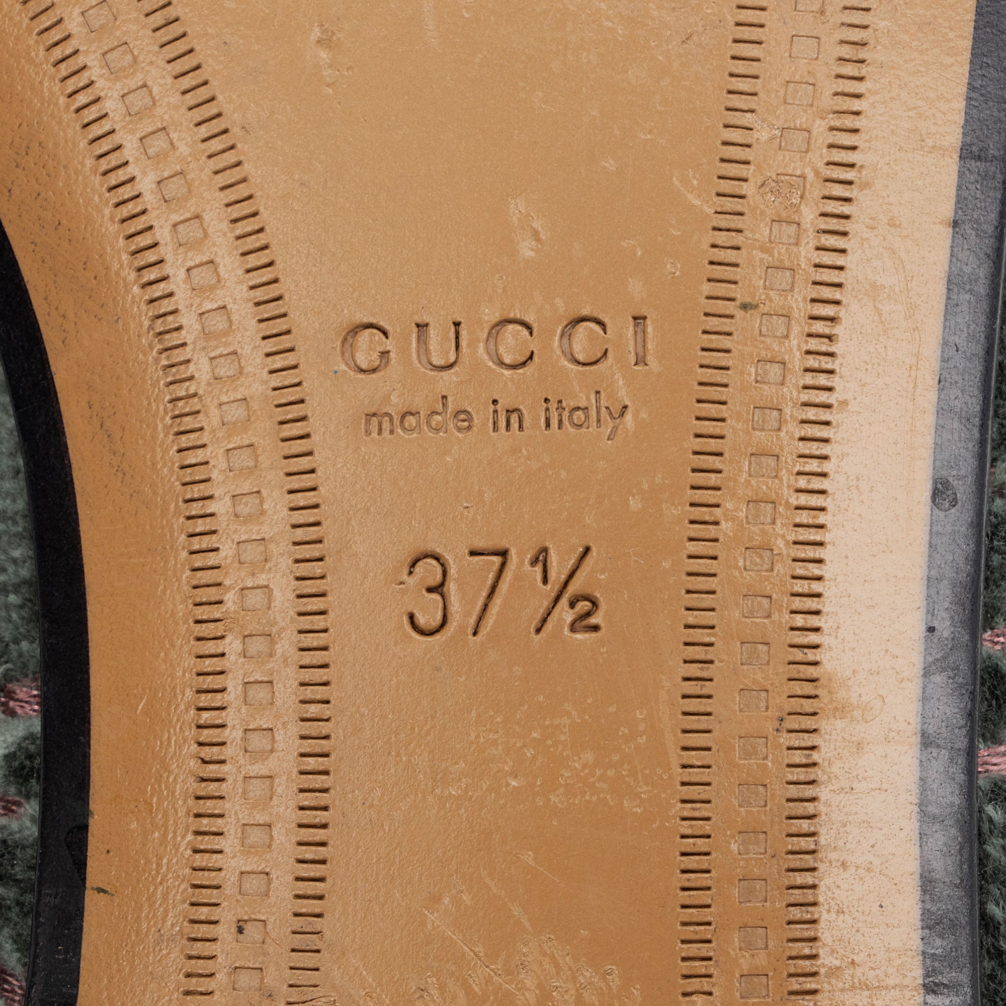 Gucci GG Velvet Horsebit Jordaan Loafers - Size 7.5 / 37.5 (SHF-CwVrAN)
