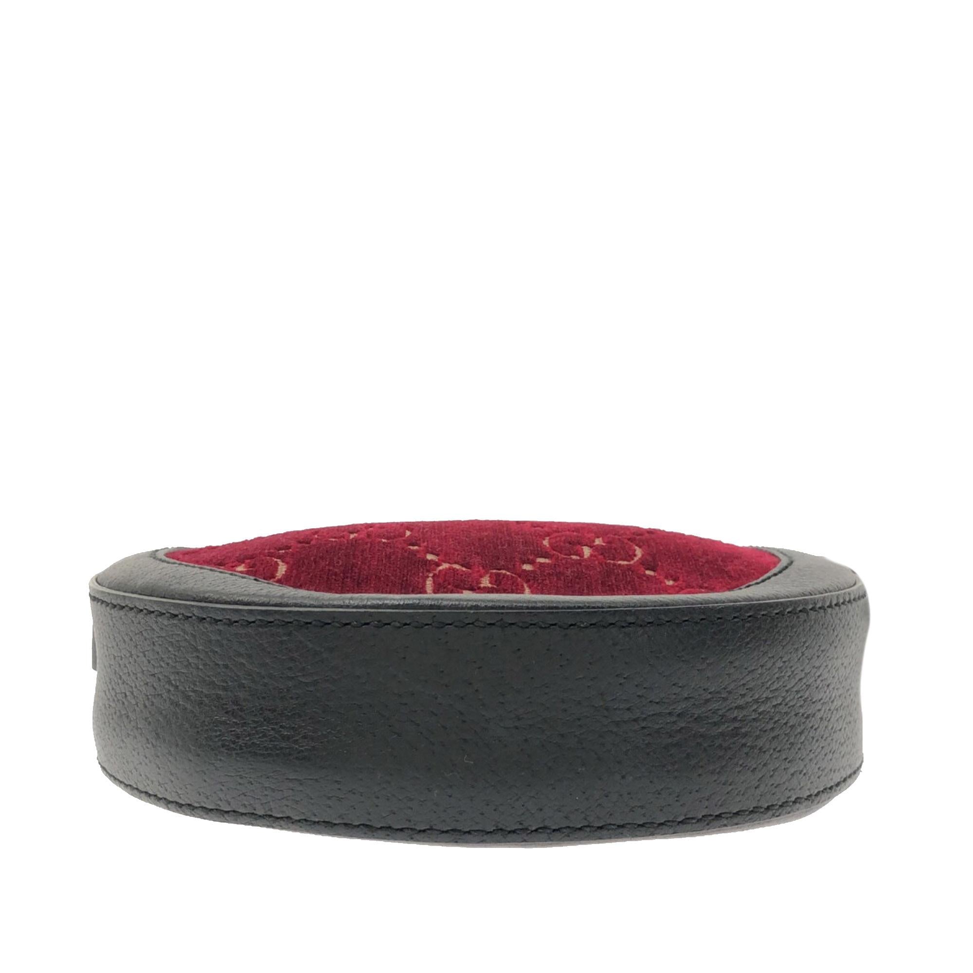 Gucci GG Velvet Ophidia Round Crossbody Bag (SHG-lQpKpo)